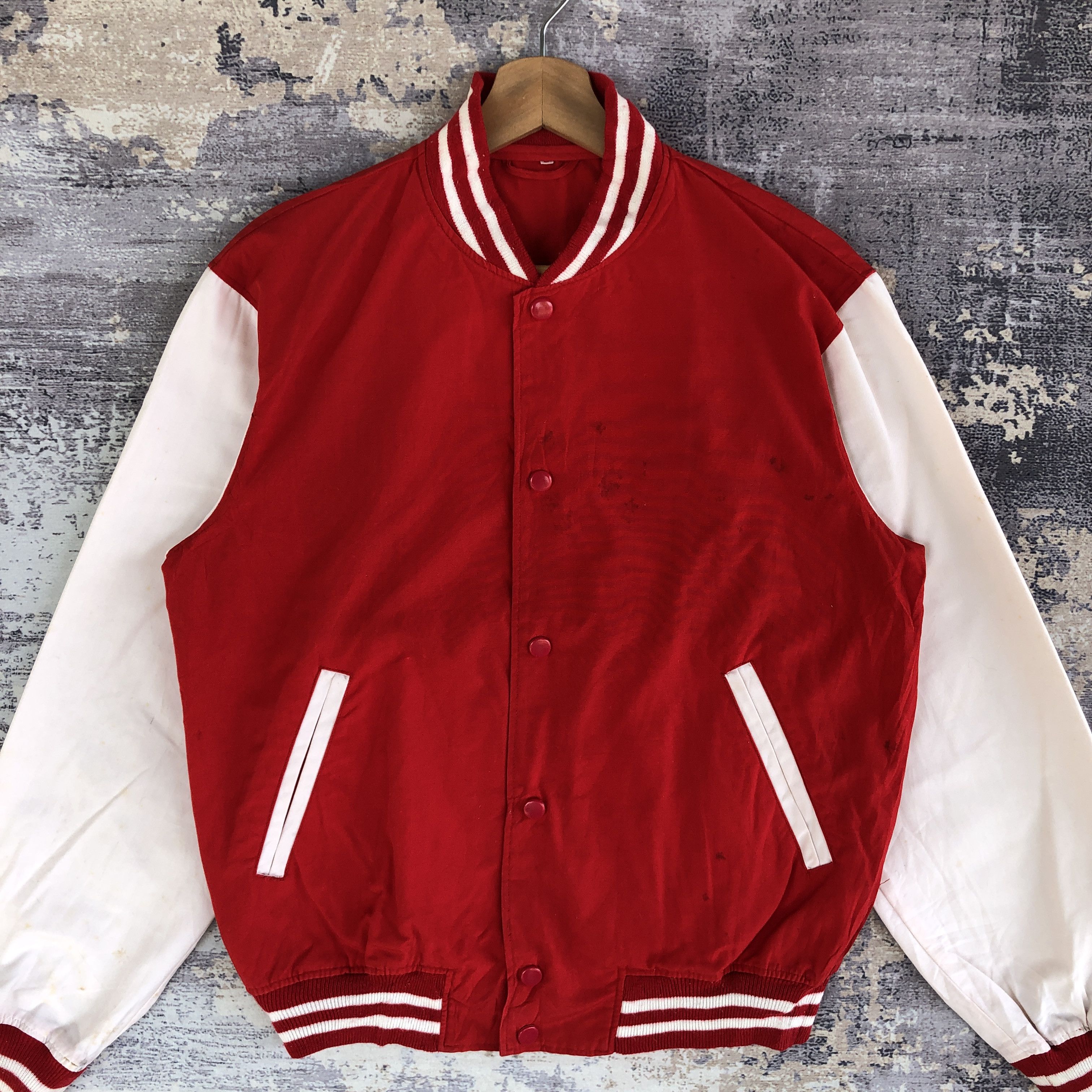 Japanese Brand × Vintage Vintage Akubal Varsity Jacket Japanese Wool Jacket Size S / US 4 / IT 40 - 4 Thumbnail