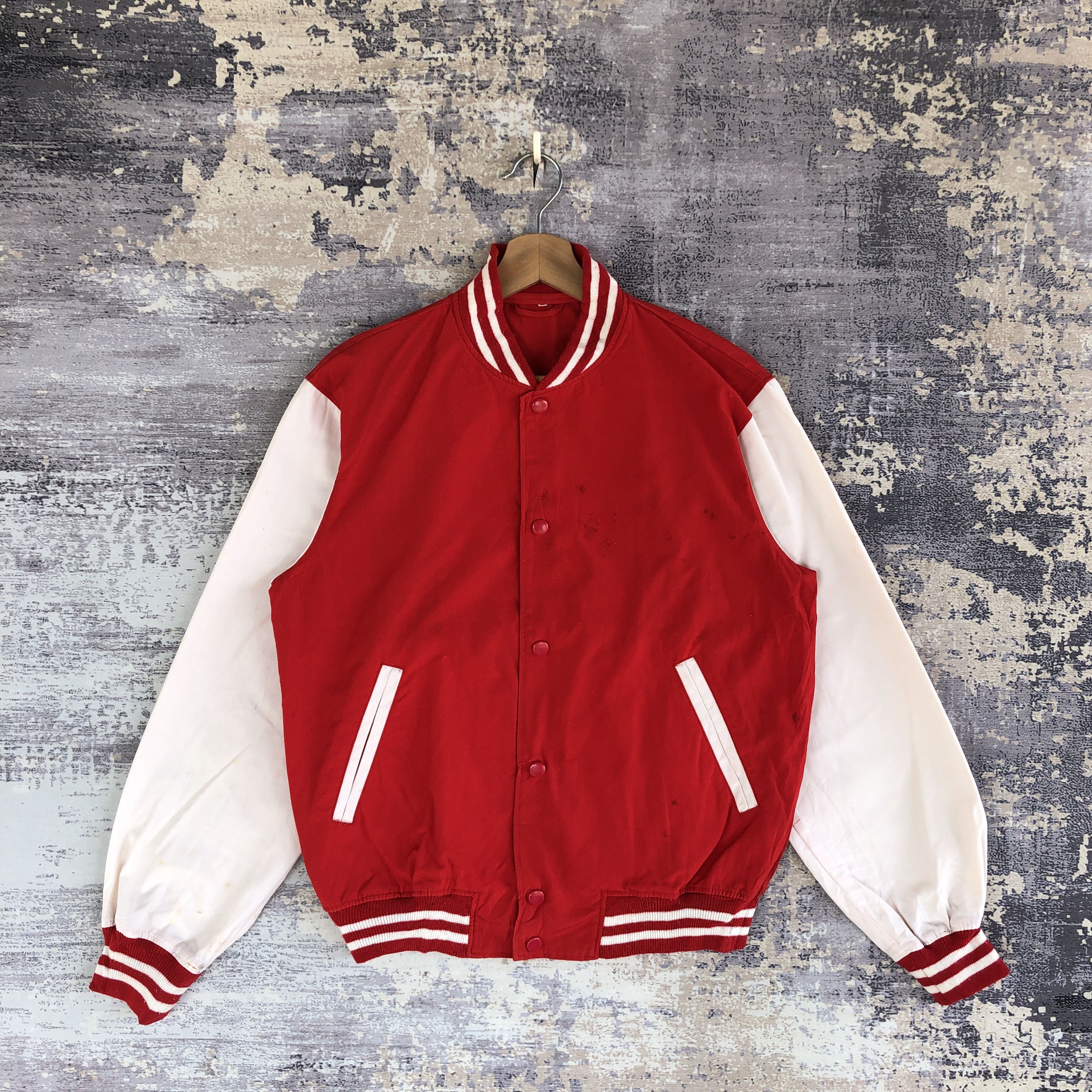 Japanese Brand × Vintage Vintage Akubal Varsity Jacket Japanese Wool Jacket Size S / US 4 / IT 40 - 1 Thumbnail