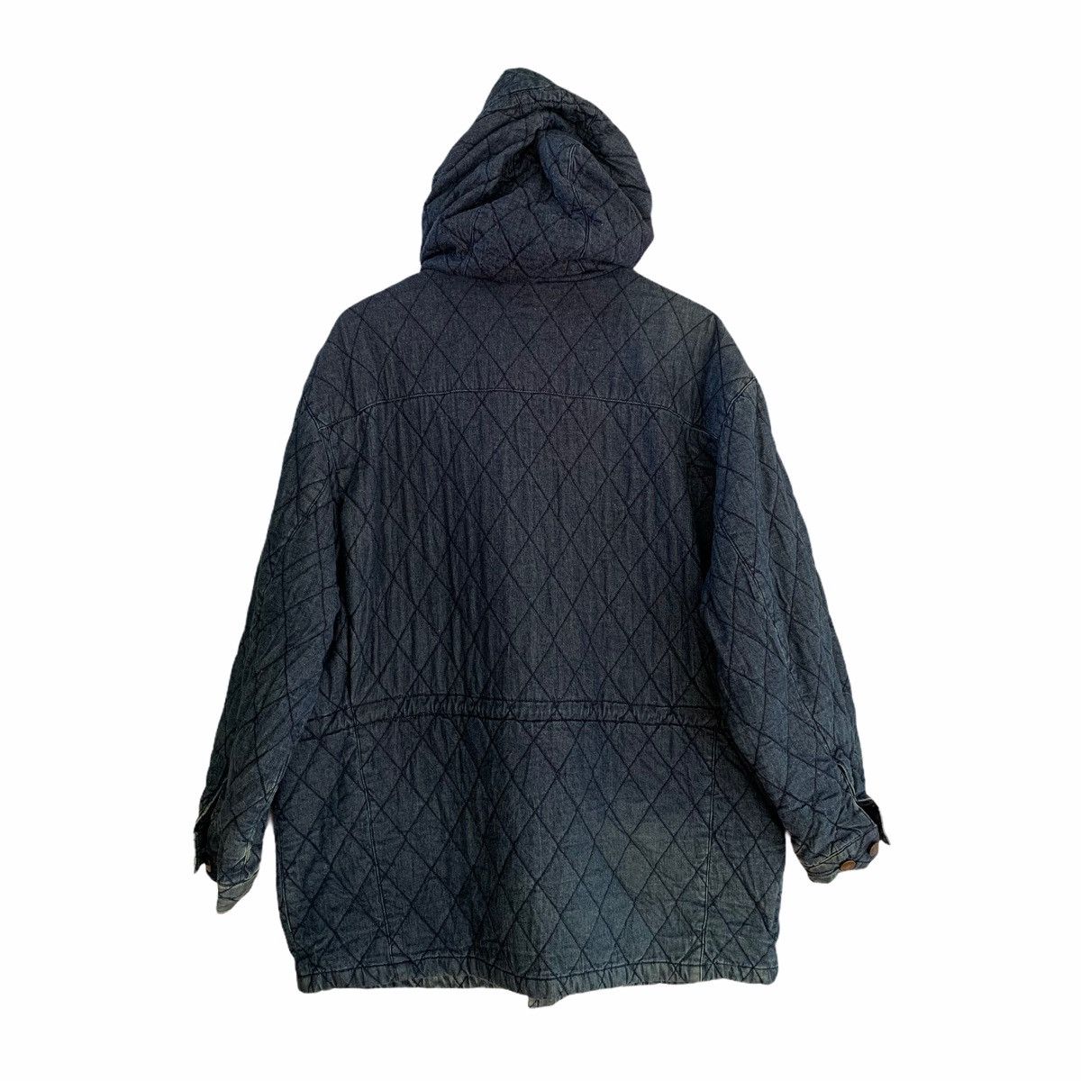 Calvin Klein × Vintage Vintage Calvin Klein Hoodie Tactical Denim Cargo Jacket Size US M / EU 48-50 / 2 - 3 Thumbnail