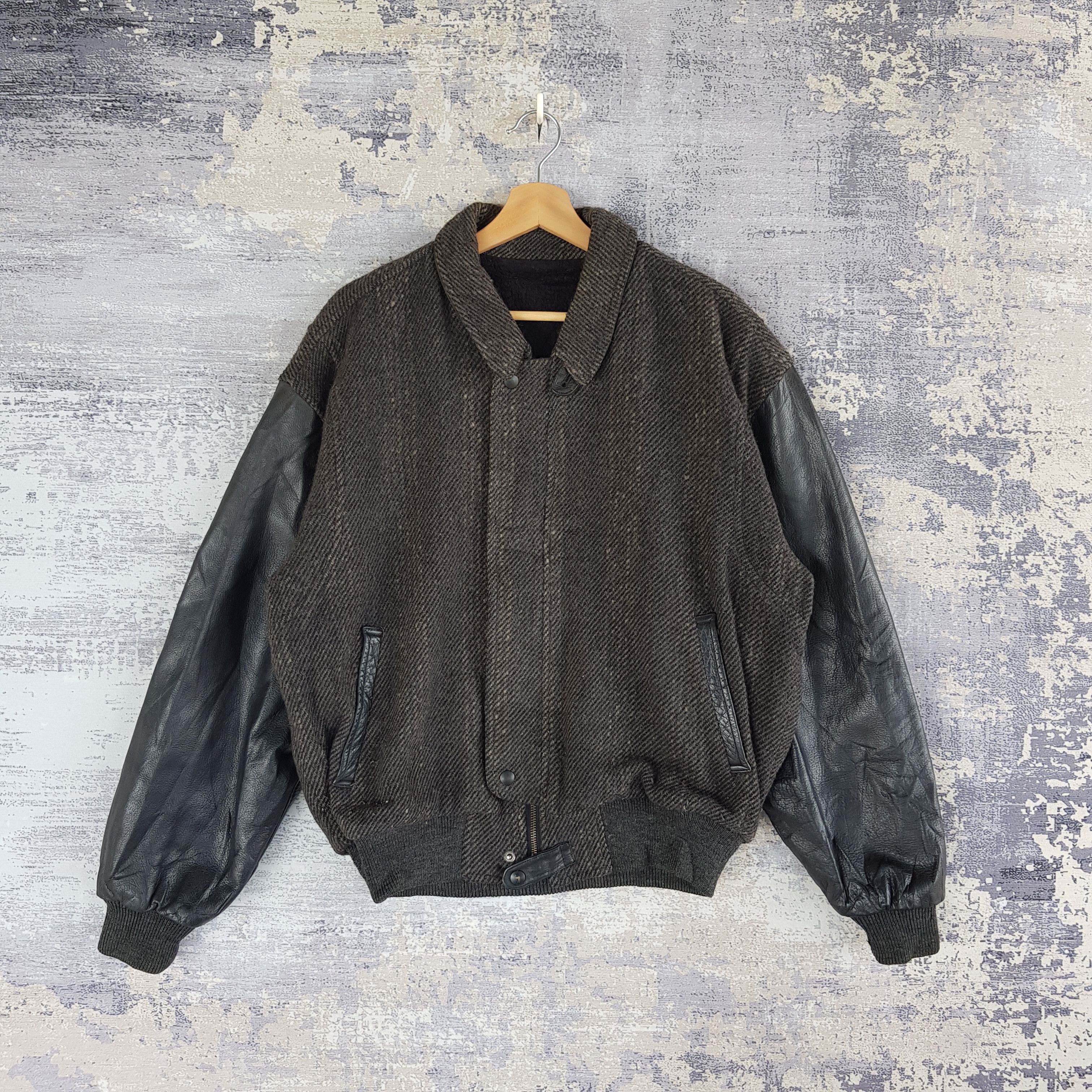 Japanese Procope Varsity Jacket Leather Jacket Wool Jacket