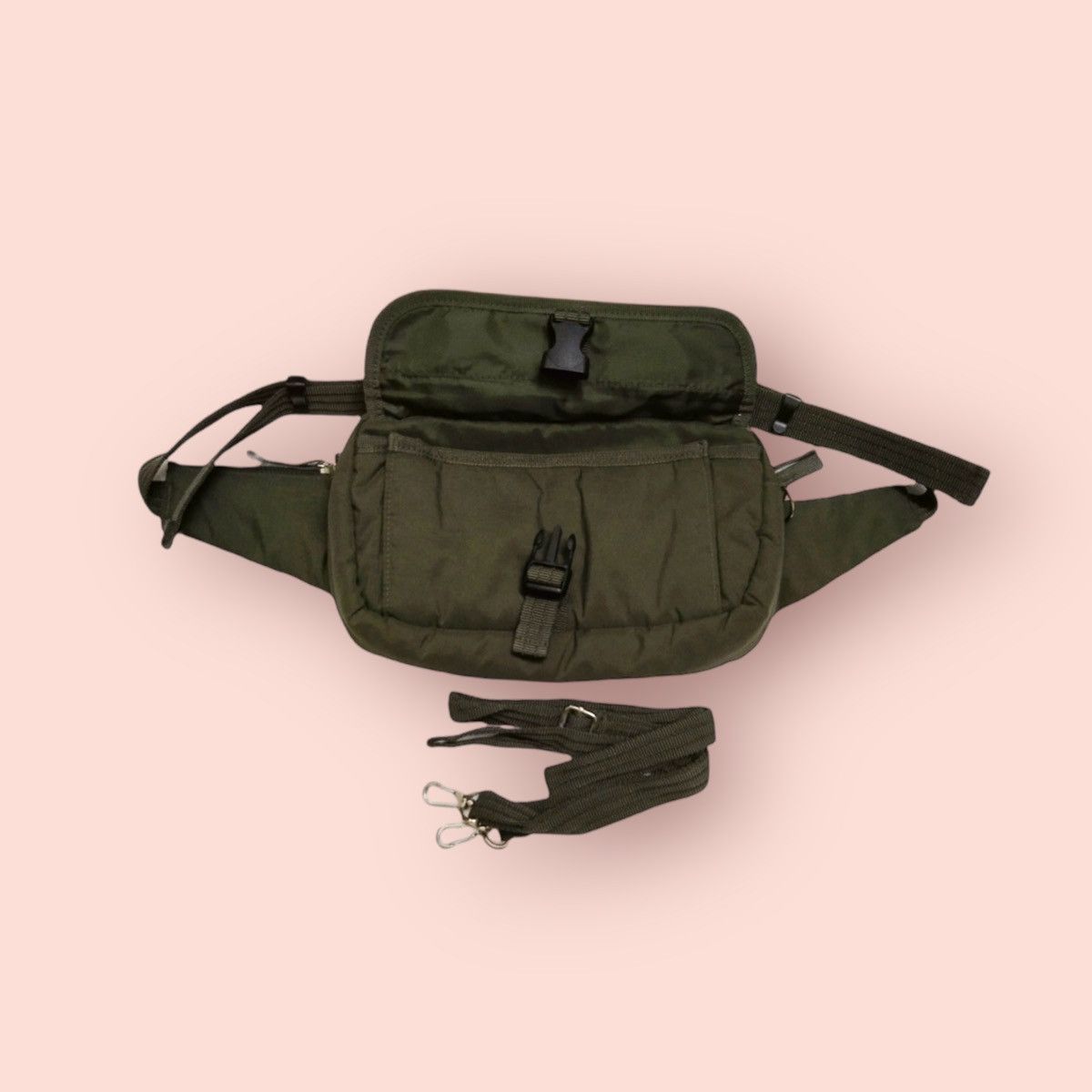 Japanese Brand × Uniqlo UNIQLO 3 WAY UTILITY TRAVEL POUCH/BODYBAG/ WAISTBAG Size ONE SIZE - 3 Thumbnail