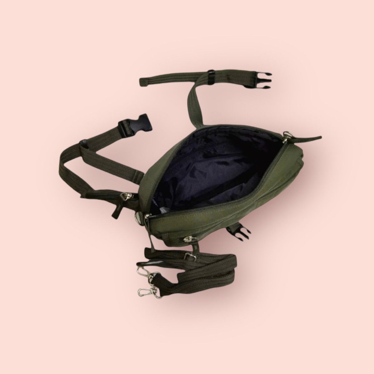 Japanese Brand × Uniqlo UNIQLO 3 WAY UTILITY TRAVEL POUCH/BODYBAG/ WAISTBAG Size ONE SIZE - 10 Thumbnail