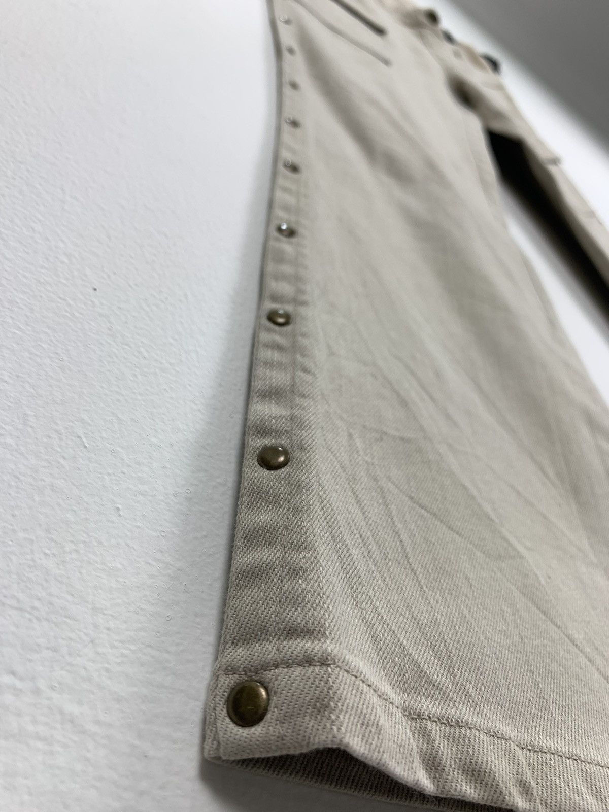 Cowboy Equipment × Japanese Brand × Seditionaries NICE CLAUP DoubleWaist Studed Preggy HipHop Style CargoPant Size 32" / US 10 / IT 46 - 9 Thumbnail