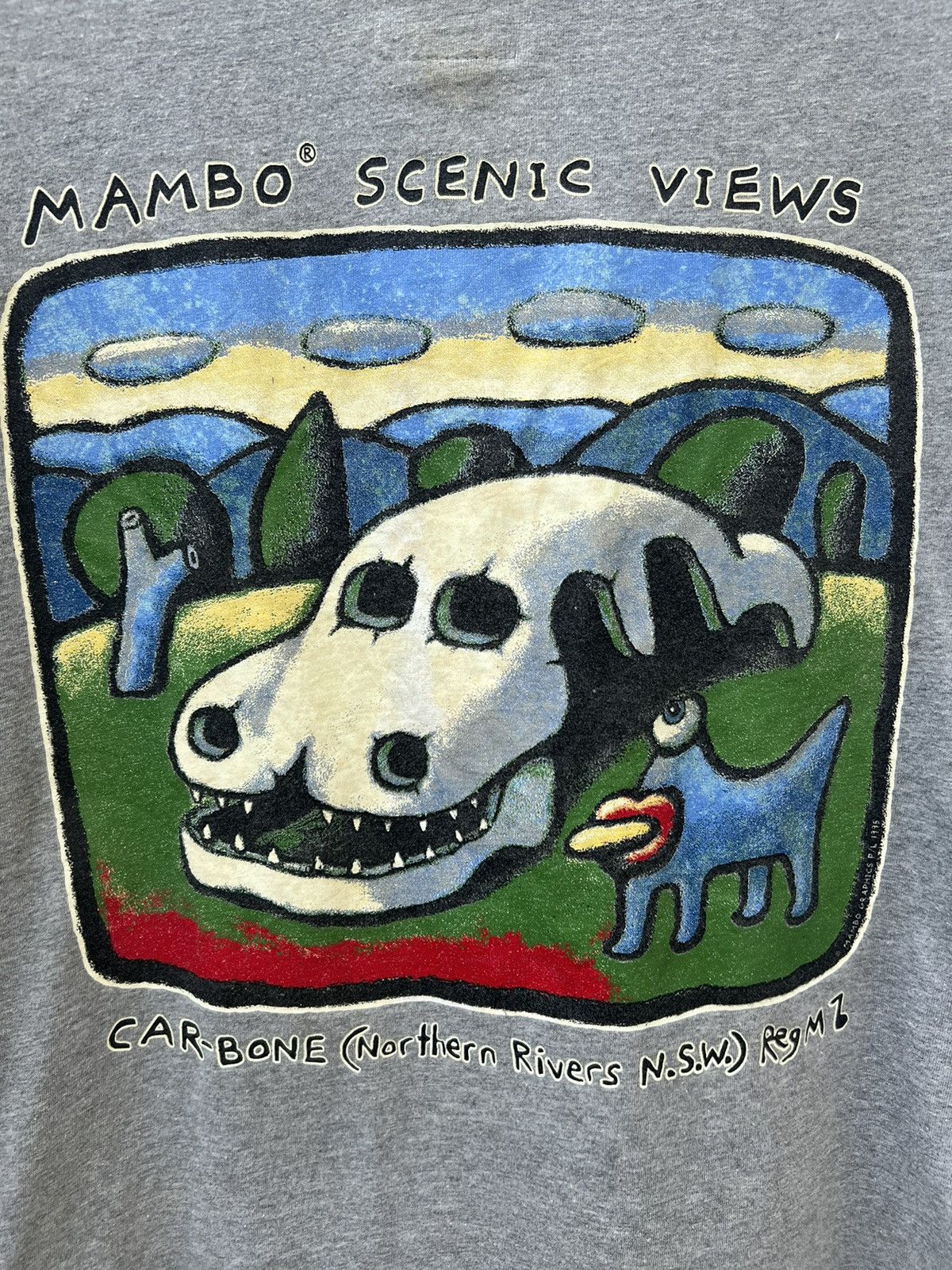 Mambo Vintage 1996 Mambo Scenic Views Car-Bone Pop Art t shirt Size US L / EU 52-54 / 3 - 12 Thumbnail