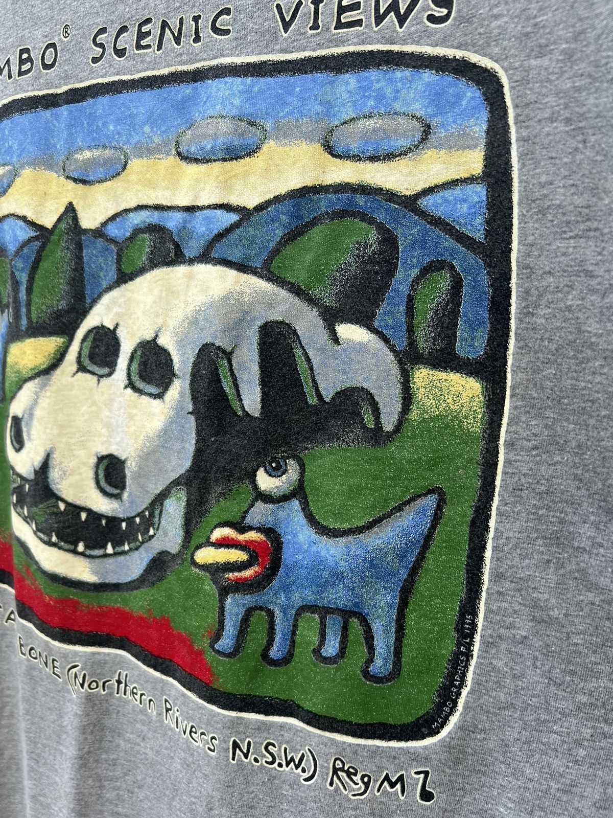 Mambo Vintage 1996 Mambo Scenic Views Car-Bone Pop Art t shirt Size US L / EU 52-54 / 3 - 13 Thumbnail