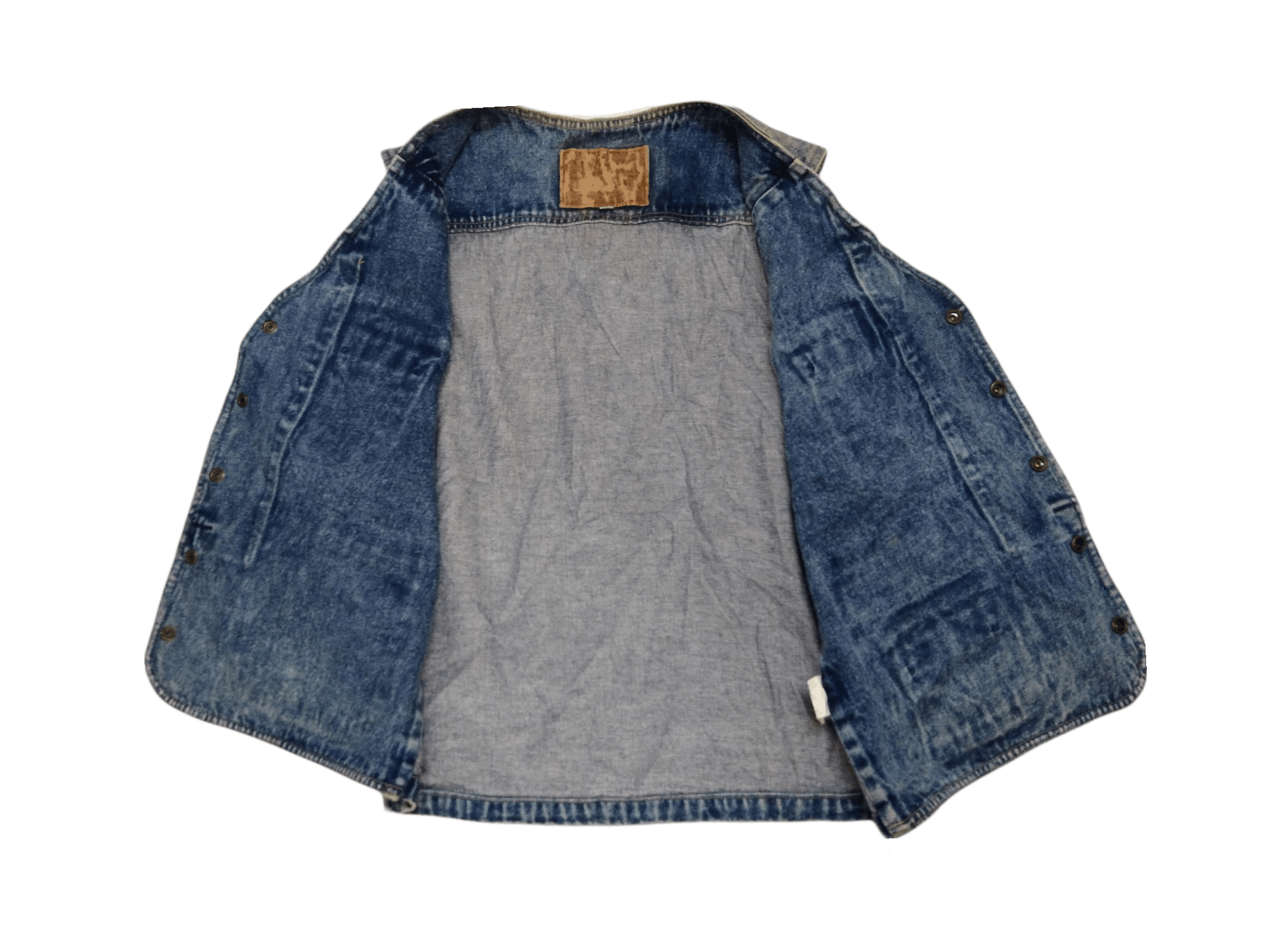 Vintage VINTAGE JAPAN BLUE DENIM VEST Size US M / EU 48-50 / 2 - 14 Thumbnail