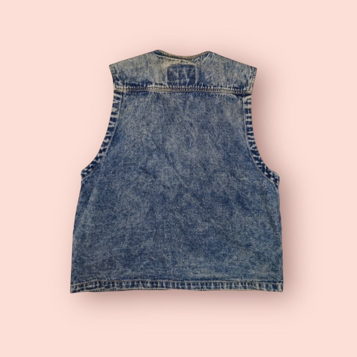Vintage VINTAGE JAPAN BLUE DENIM VEST Size US M / EU 48-50 / 2 - 2 Thumbnail