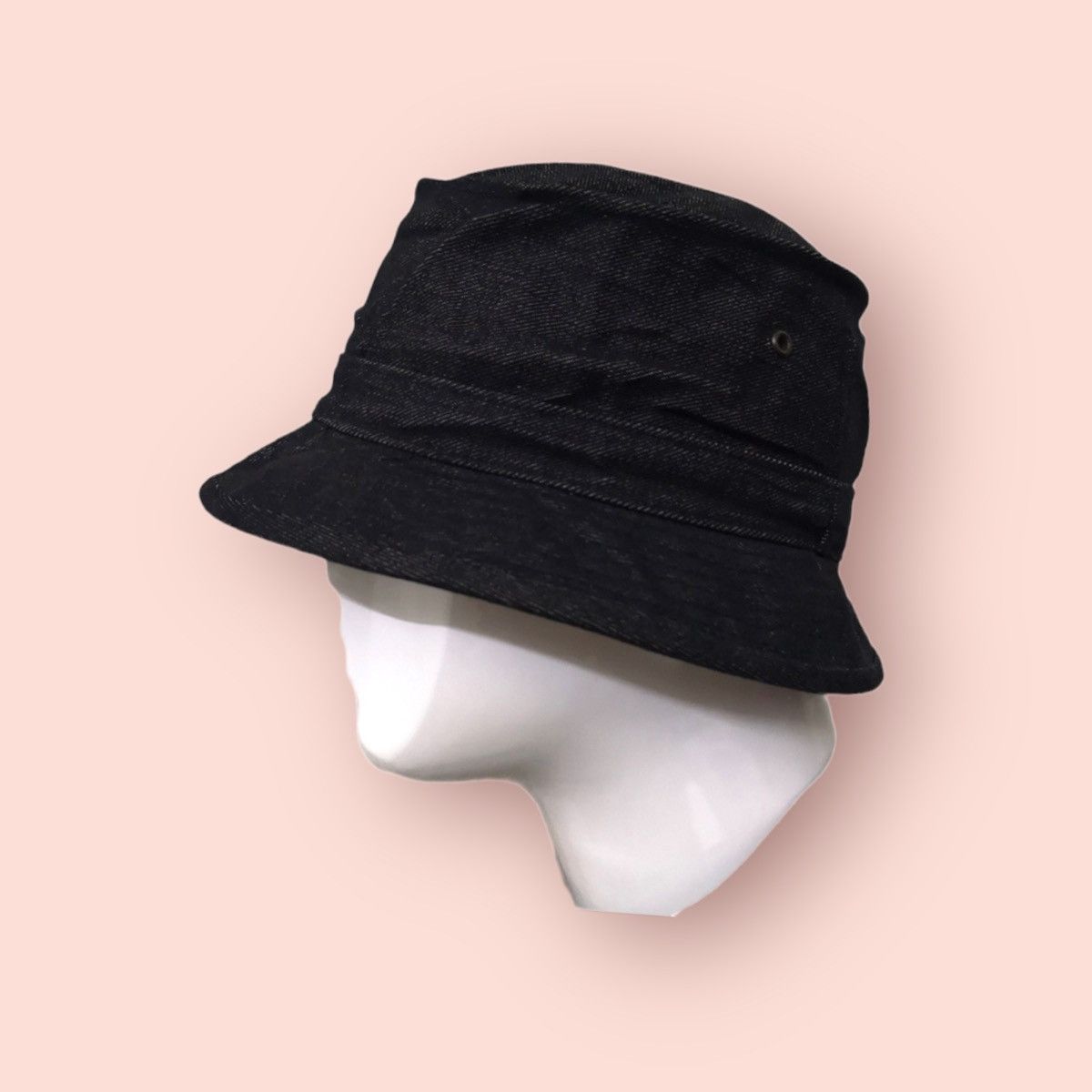 Japanese Brand × Vintage VINTAGE BLACK DENIM BUCKET HAT Size ONE SIZE - 2 Thumbnail