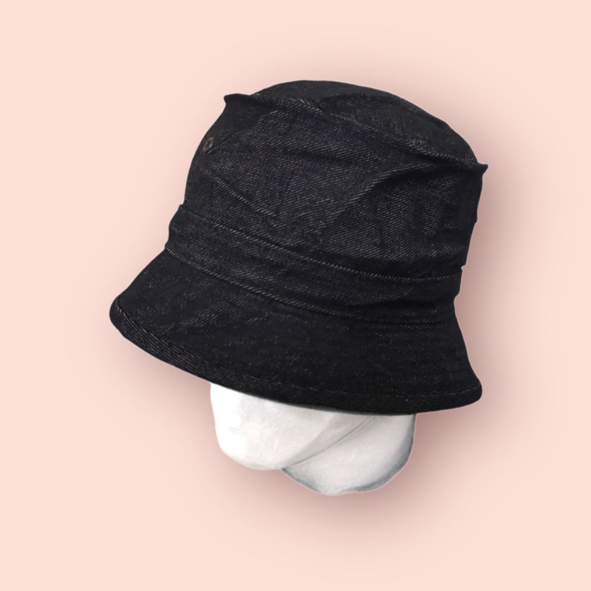Japanese Brand × Vintage VINTAGE BLACK DENIM BUCKET HAT Size ONE SIZE - 3 Thumbnail