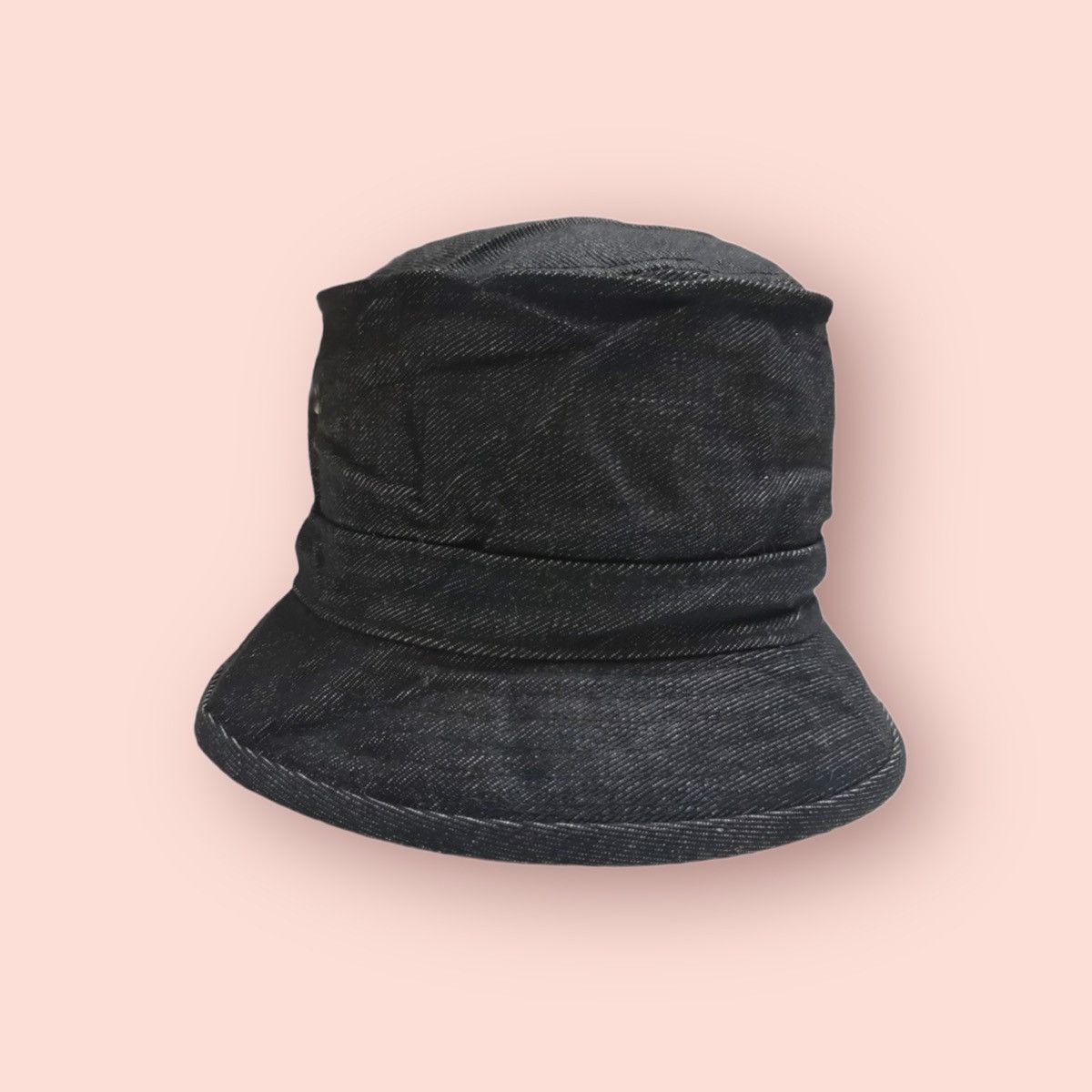 Japanese Brand × Vintage VINTAGE BLACK DENIM BUCKET HAT Size ONE SIZE - 7 Thumbnail