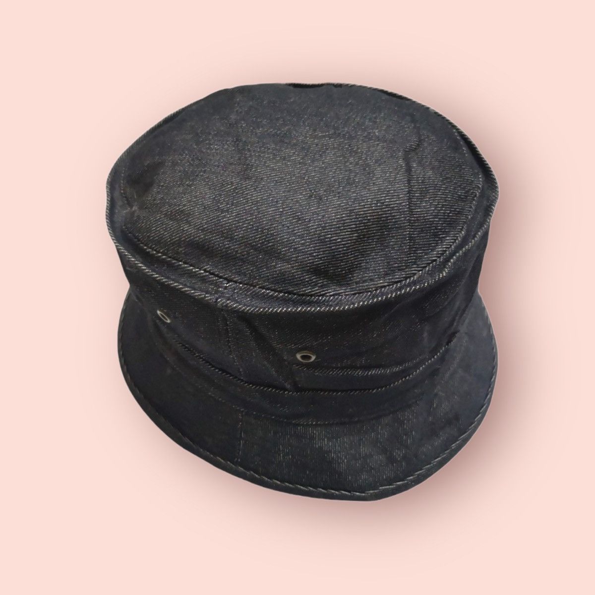 Japanese Brand × Vintage VINTAGE BLACK DENIM BUCKET HAT Size ONE SIZE - 8 Thumbnail