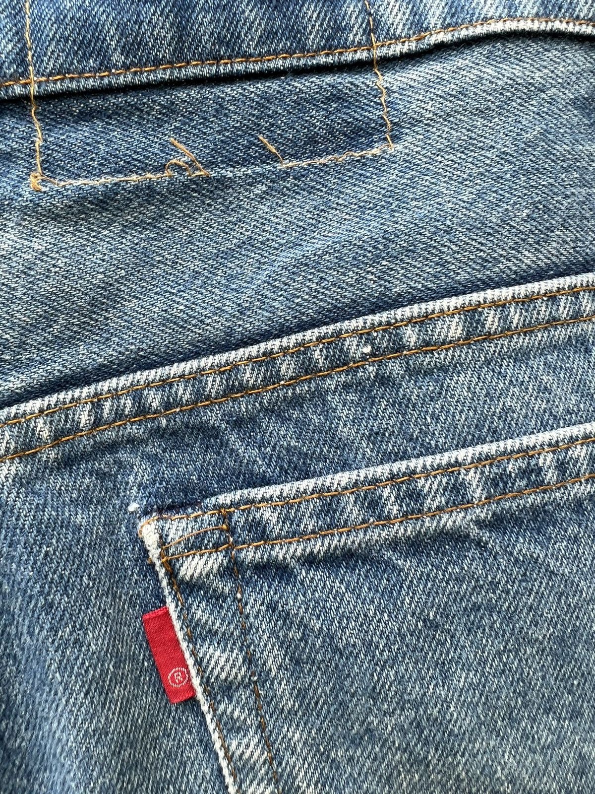 Levi's Flare 70s Levi’s 517 42 Talon Fade Denim Released Hem Jeans Size US 32 / EU 48 - 18 Thumbnail
