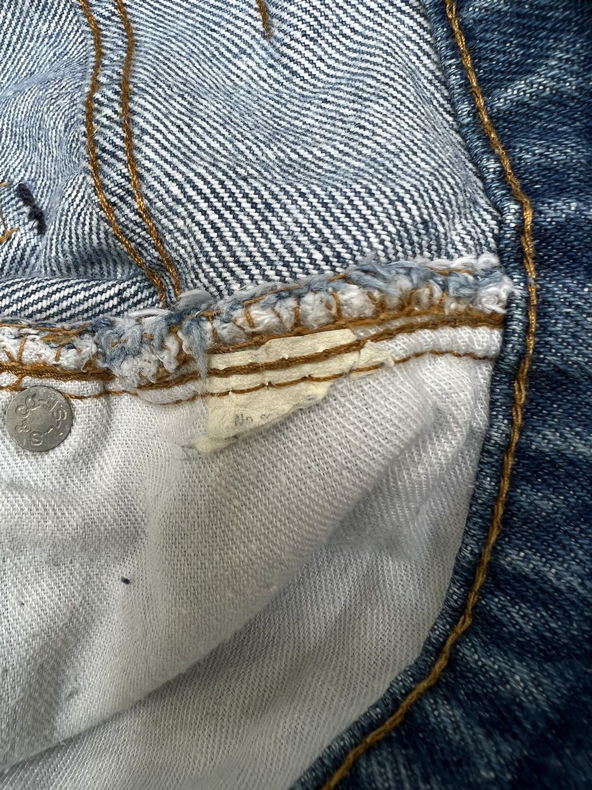 Levi's Flare 70s Levi’s 517 42 Talon Fade Denim Released Hem Jeans Size US 32 / EU 48 - 20 Thumbnail