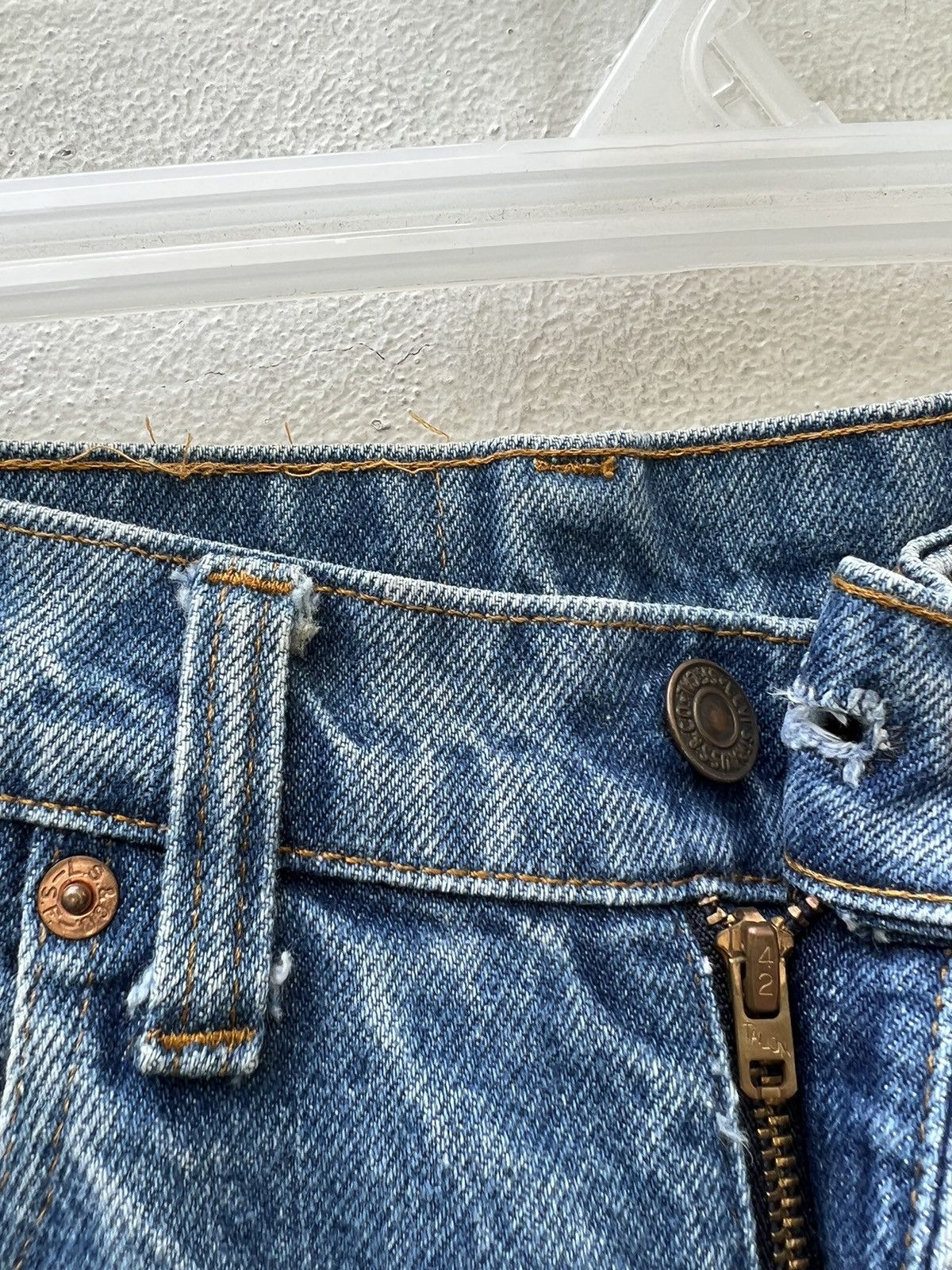 Levi's Flare 70s Levi’s 517 42 Talon Fade Denim Released Hem Jeans Size US 32 / EU 48 - 7 Thumbnail