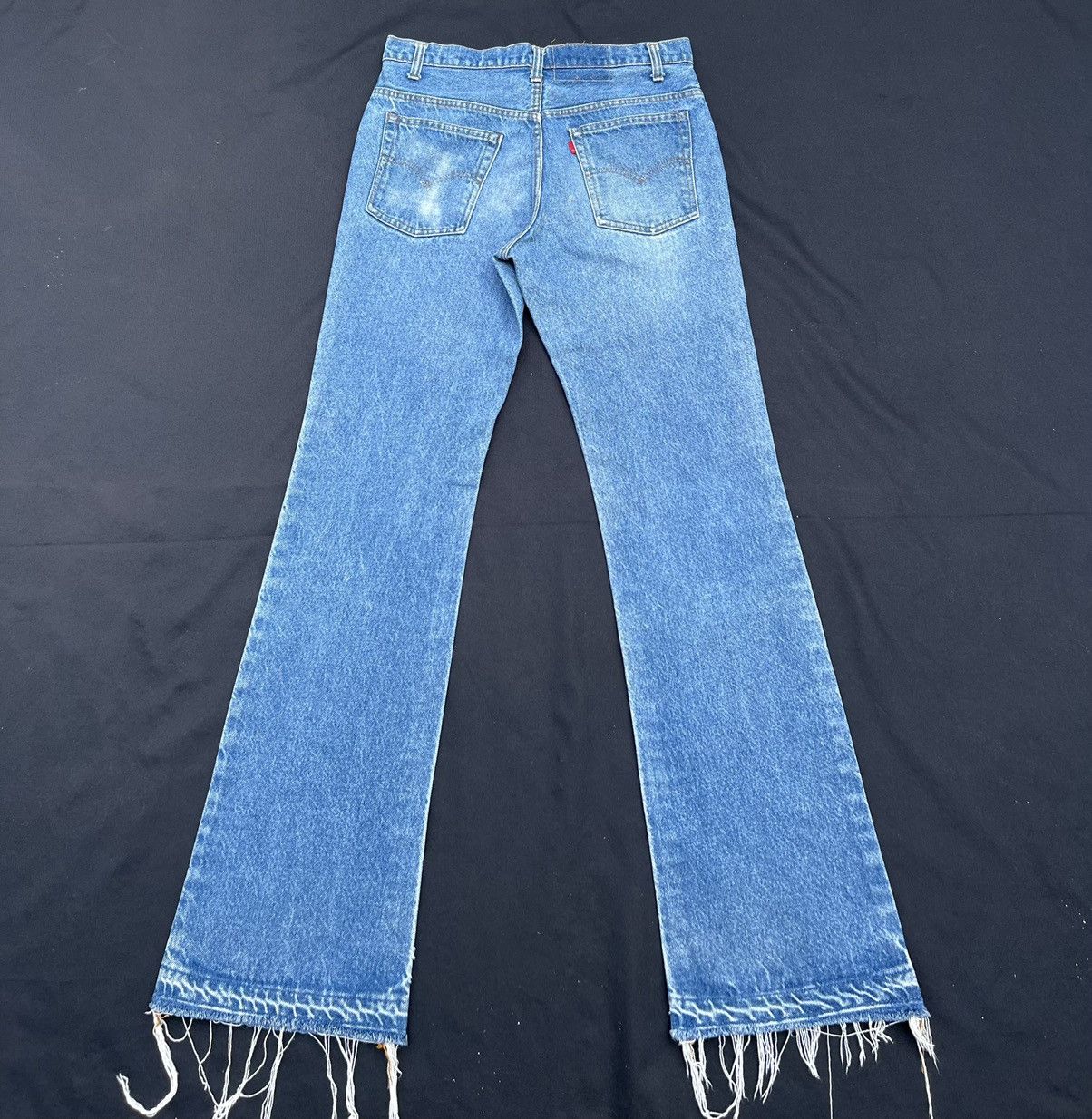 Levi's Flare 70s Levi’s 517 42 Talon Fade Denim Released Hem Jeans Size US 32 / EU 48 - 5 Thumbnail