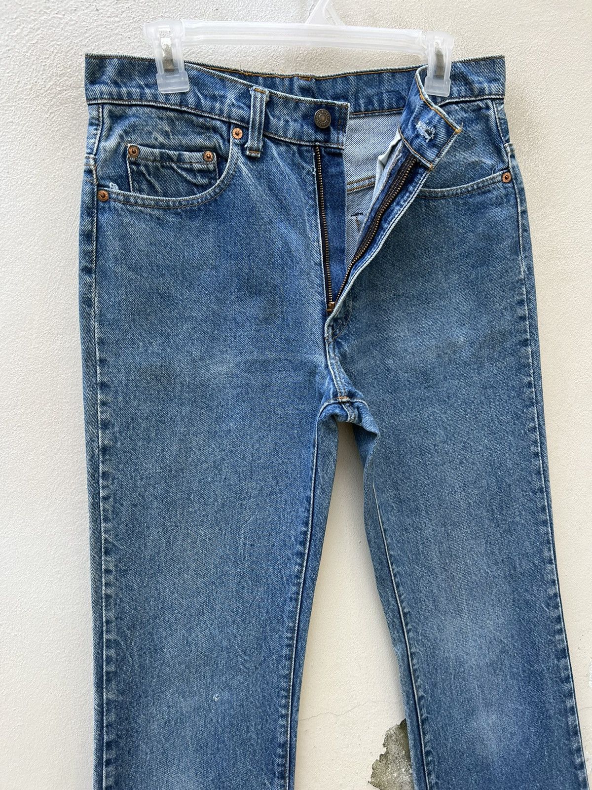 Levi's Flare 70s Levi’s 517 42 Talon Fade Denim Released Hem Jeans Size US 32 / EU 48 - 8 Thumbnail