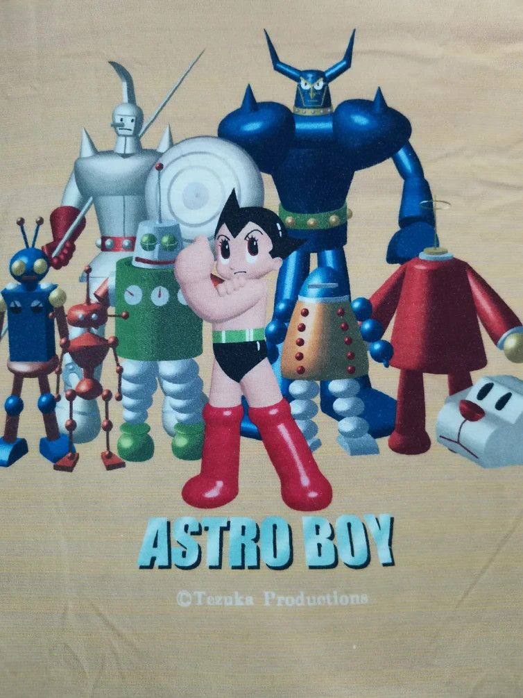 Anime Vintage Astro Boy Japan Anime Tee Akira Evangelion Bleach Size US L / EU 52-54 / 3 - 2 Thumbnail