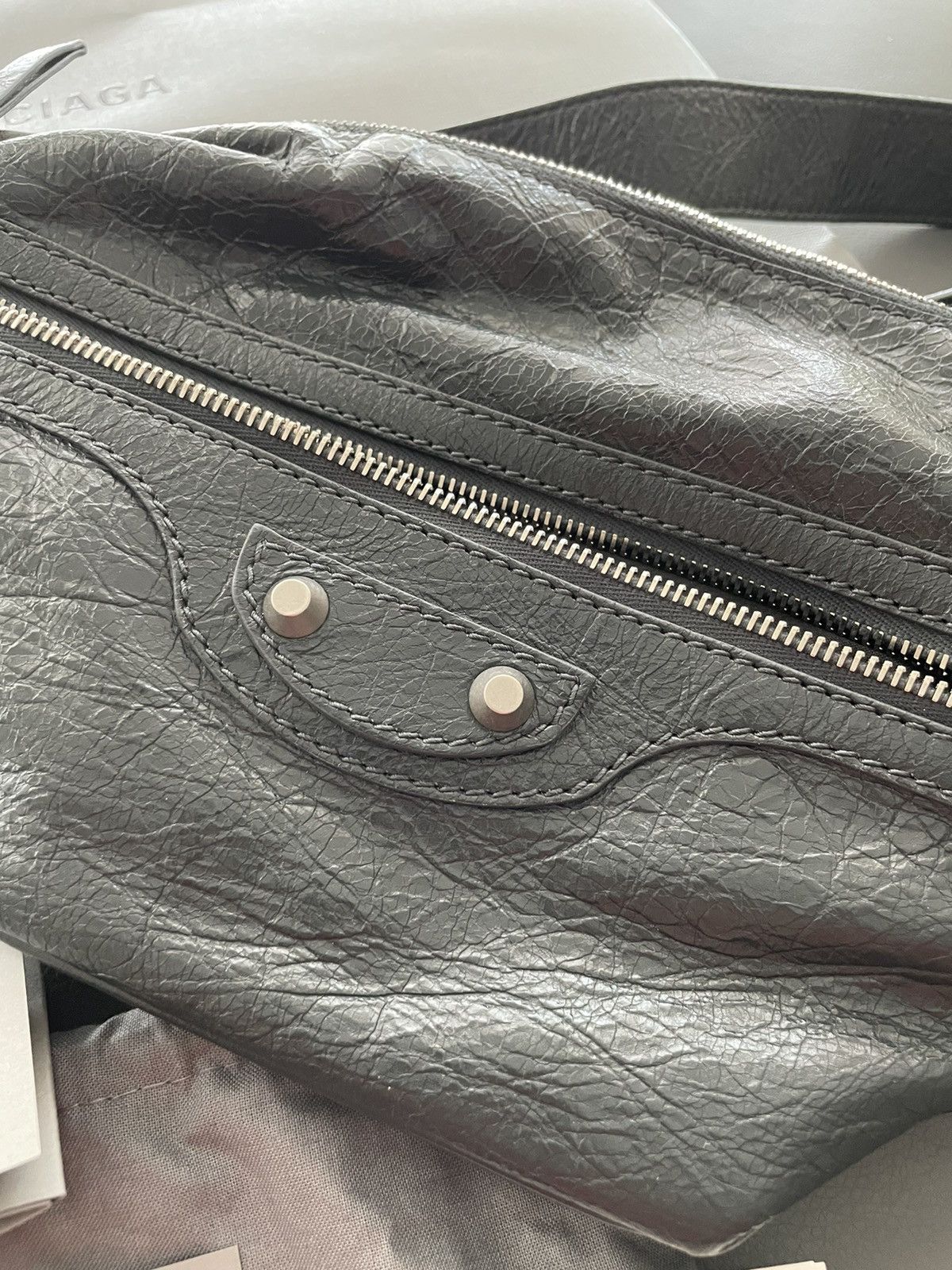 Balenciaga Rare Limited Edition Sold Out Leather Bum Bely Bag Size ONE SIZE - 14 Thumbnail