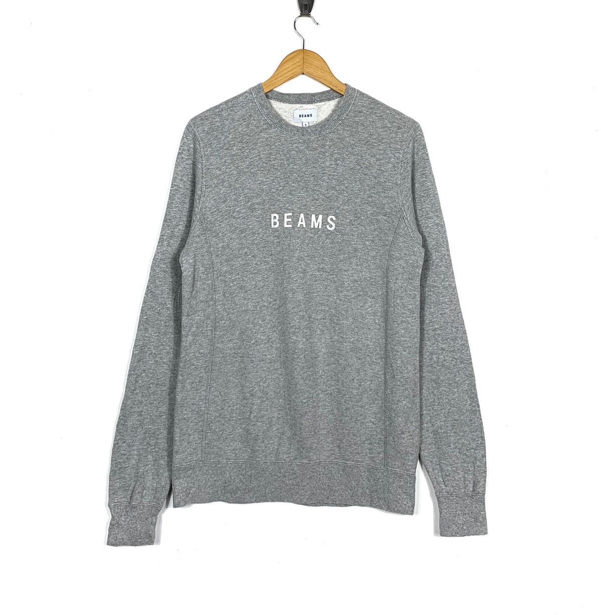 Beams Plus × Japanese Brand Japanese Brand Beams Sweatshirt Grey Colour Size US S / EU 44-46 / 1 - 1 Thumbnail