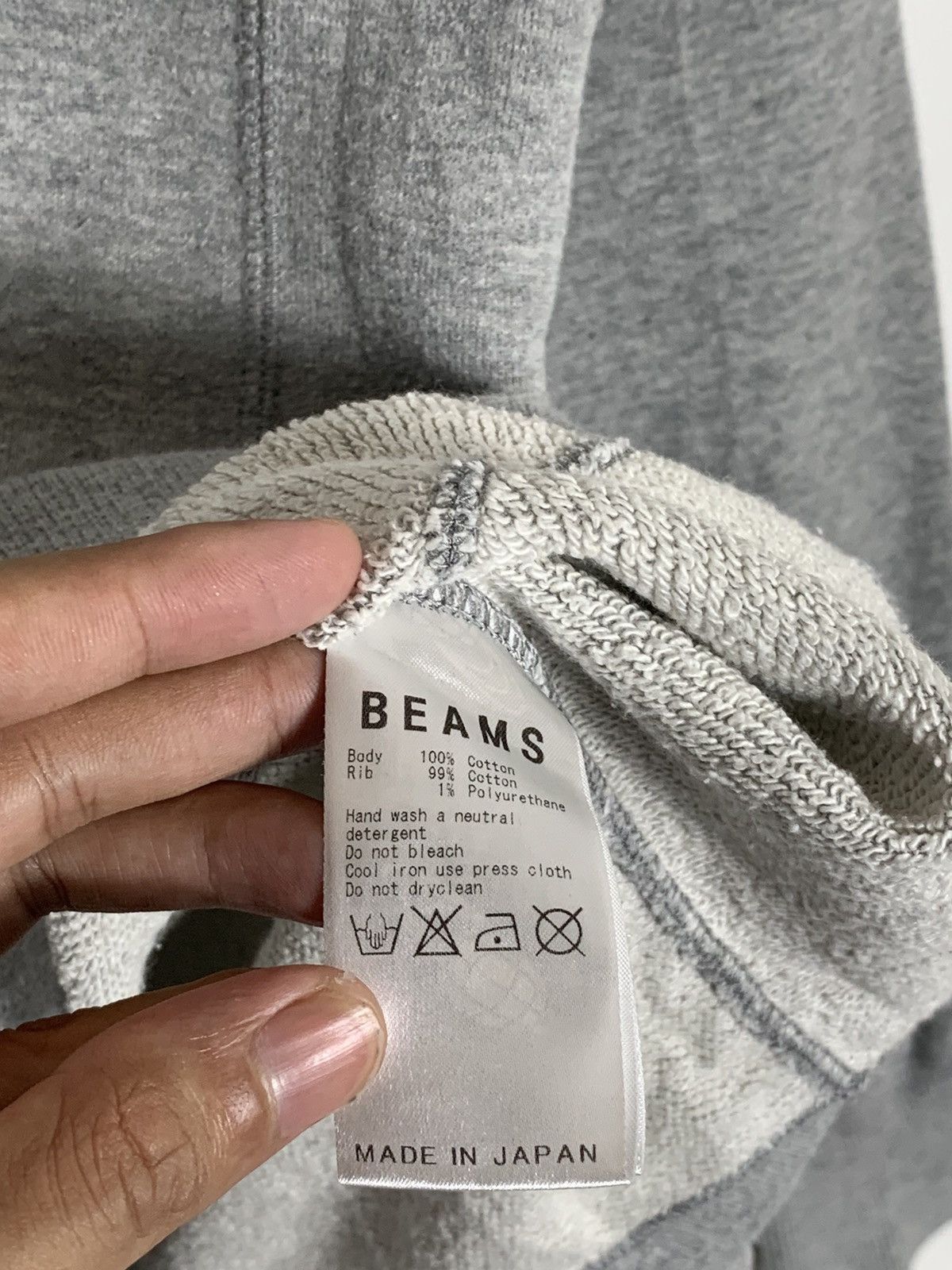 Beams Plus × Japanese Brand Japanese Brand Beams Sweatshirt Grey Colour Size US S / EU 44-46 / 1 - 3 Thumbnail