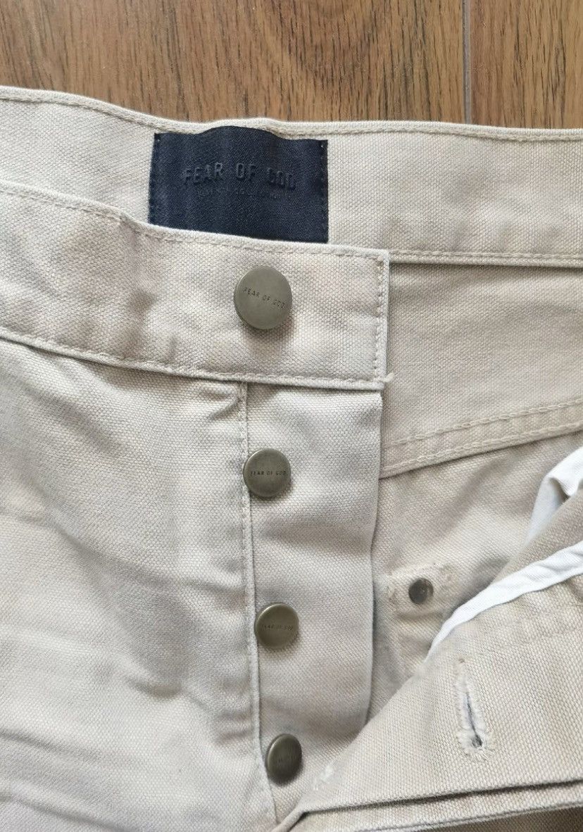Fear of God Seventh Collection Khaki Jeans 5-years washed Size US 34 / EU 50 - 3 Thumbnail