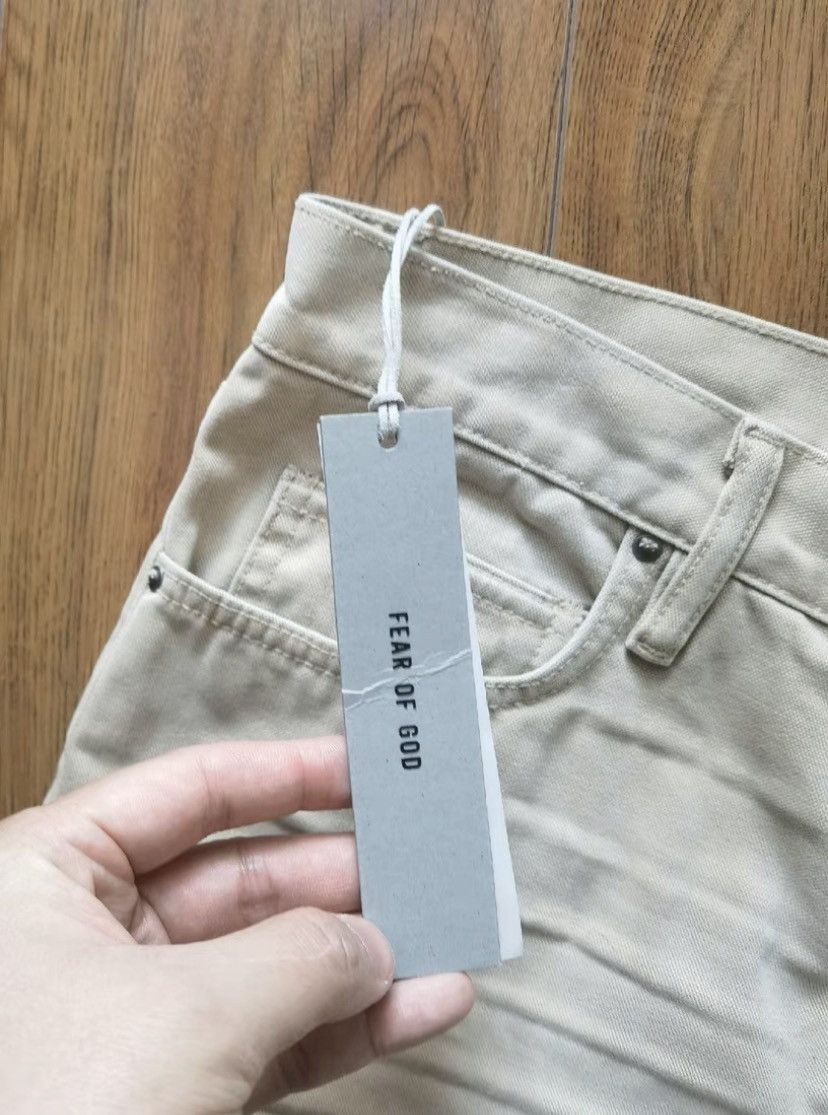 Fear of God Seventh Collection Khaki Jeans 5-years washed Size US 34 / EU 50 - 4 Thumbnail
