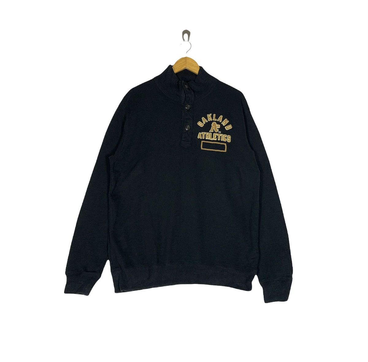 MLB × Vintage Vintage Oakland Athletics Sweatshirt Embroidered Logo Size US XL / EU 56 / 4 - 1 Thumbnail