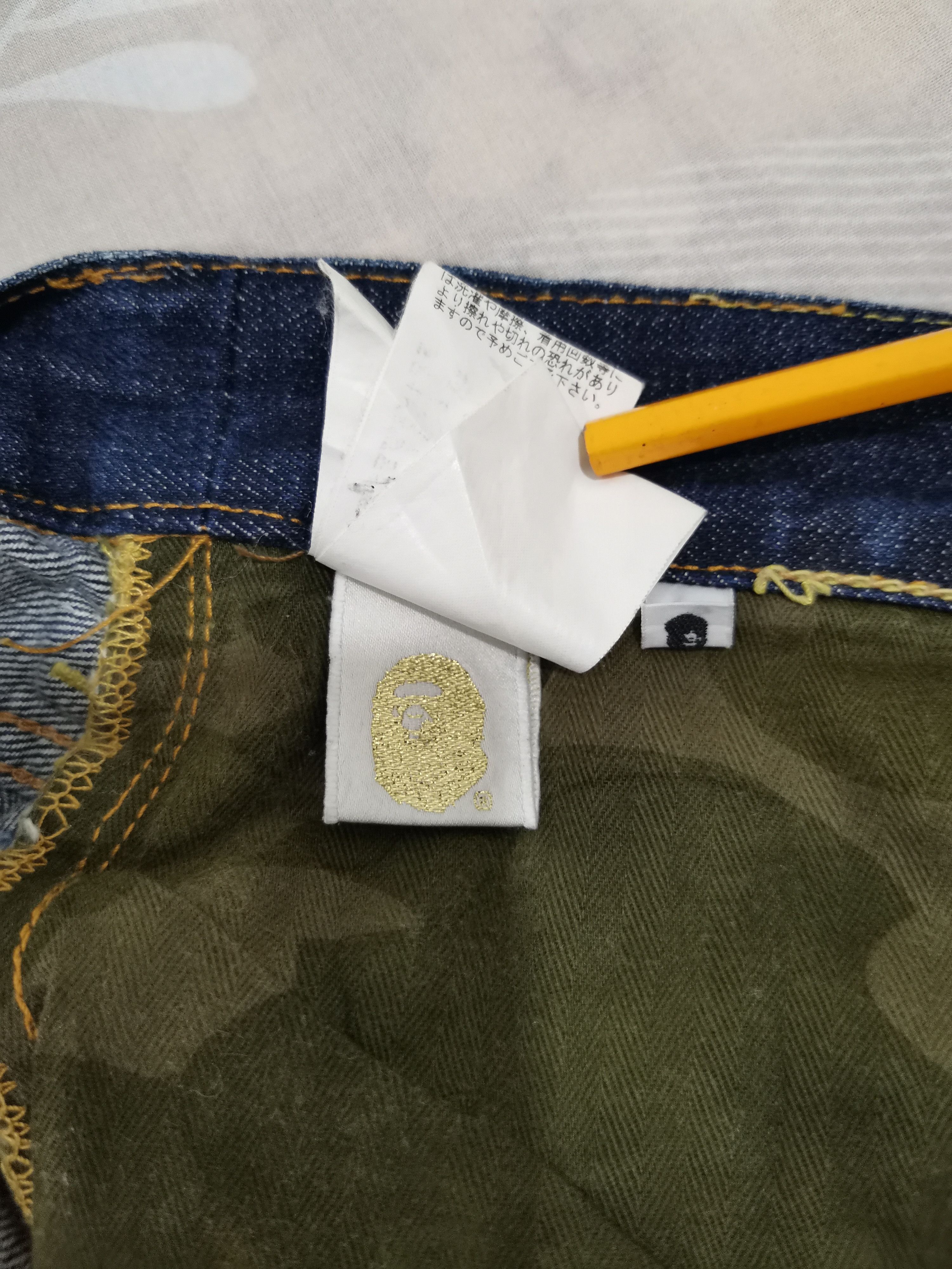 Bape Bape Star OG A Bathing Ape Denim Blue Jeans Size US 31 - 7 Thumbnail