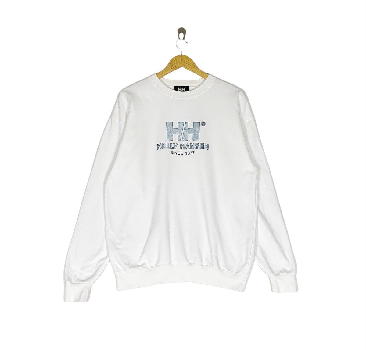 Helly Hansen × Vintage Vintage Helly Hansen Sweatshirt Sportwear Size US L / EU 52-54 / 3 - 1 Thumbnail