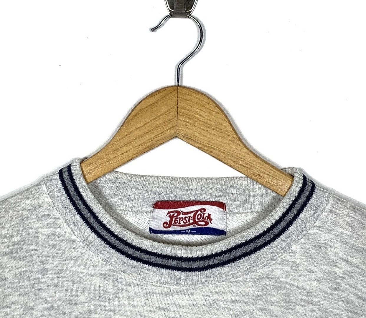 Pepsi × Vintage Rare Vintage Pepsi Cola Sweatshirt Grey Colour Size US M / EU 48-50 / 2 - 2 Thumbnail