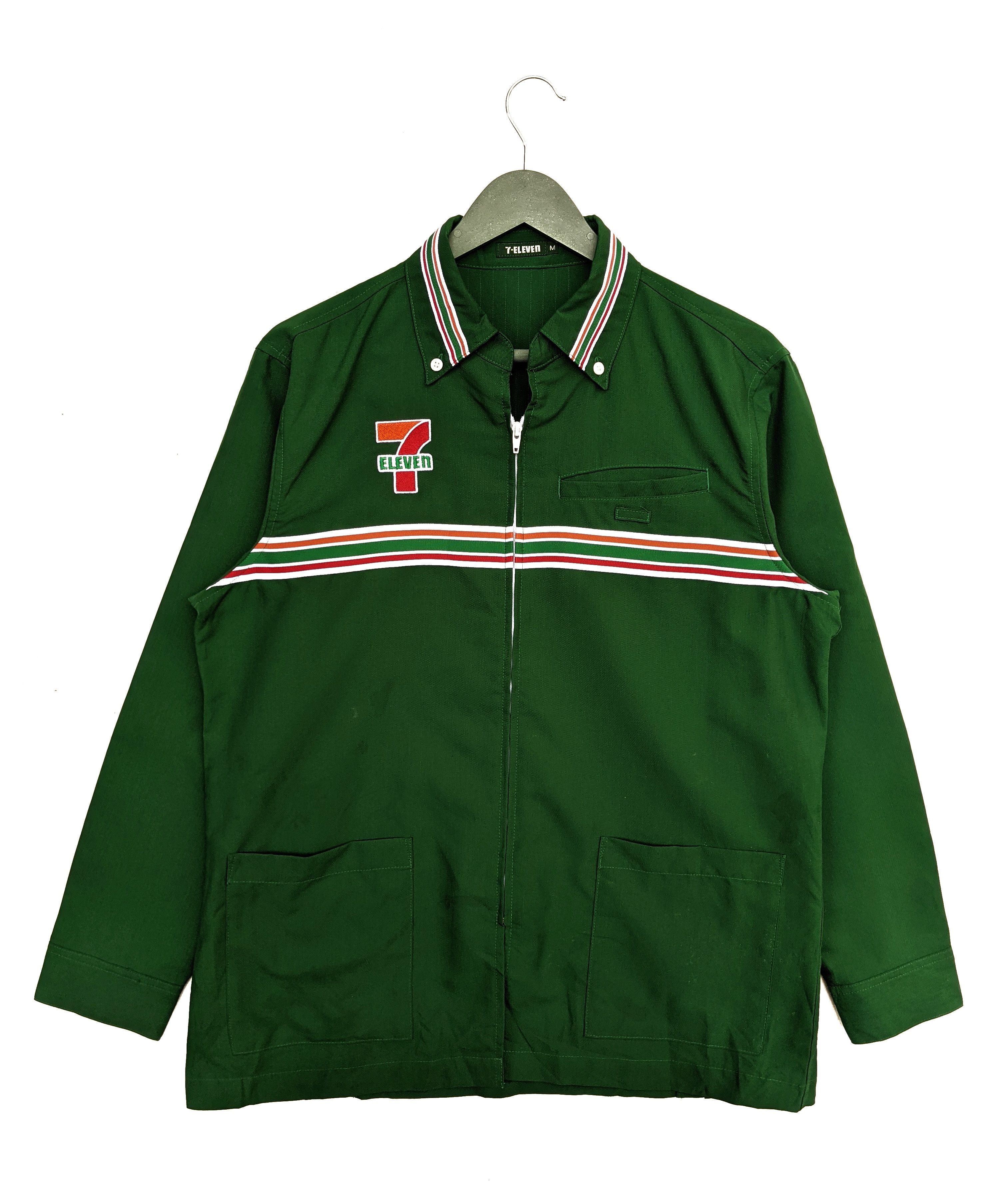 Vintage 90s 7 Eleven Full Zip Uniform/Size M