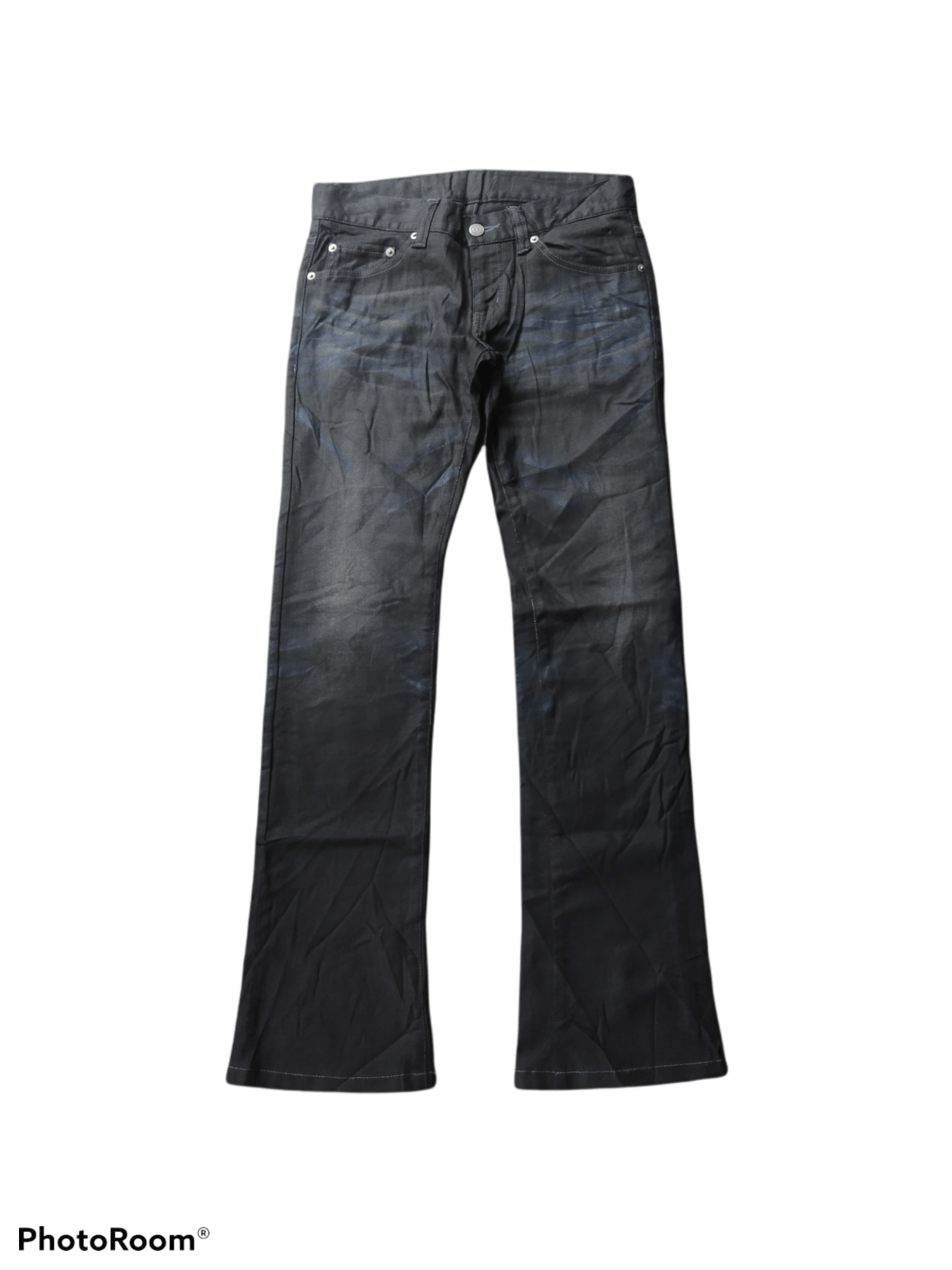 Waxed WASHED BLACK WAXED FLARE MADE IN JAPAN TORNADO MART Grailed