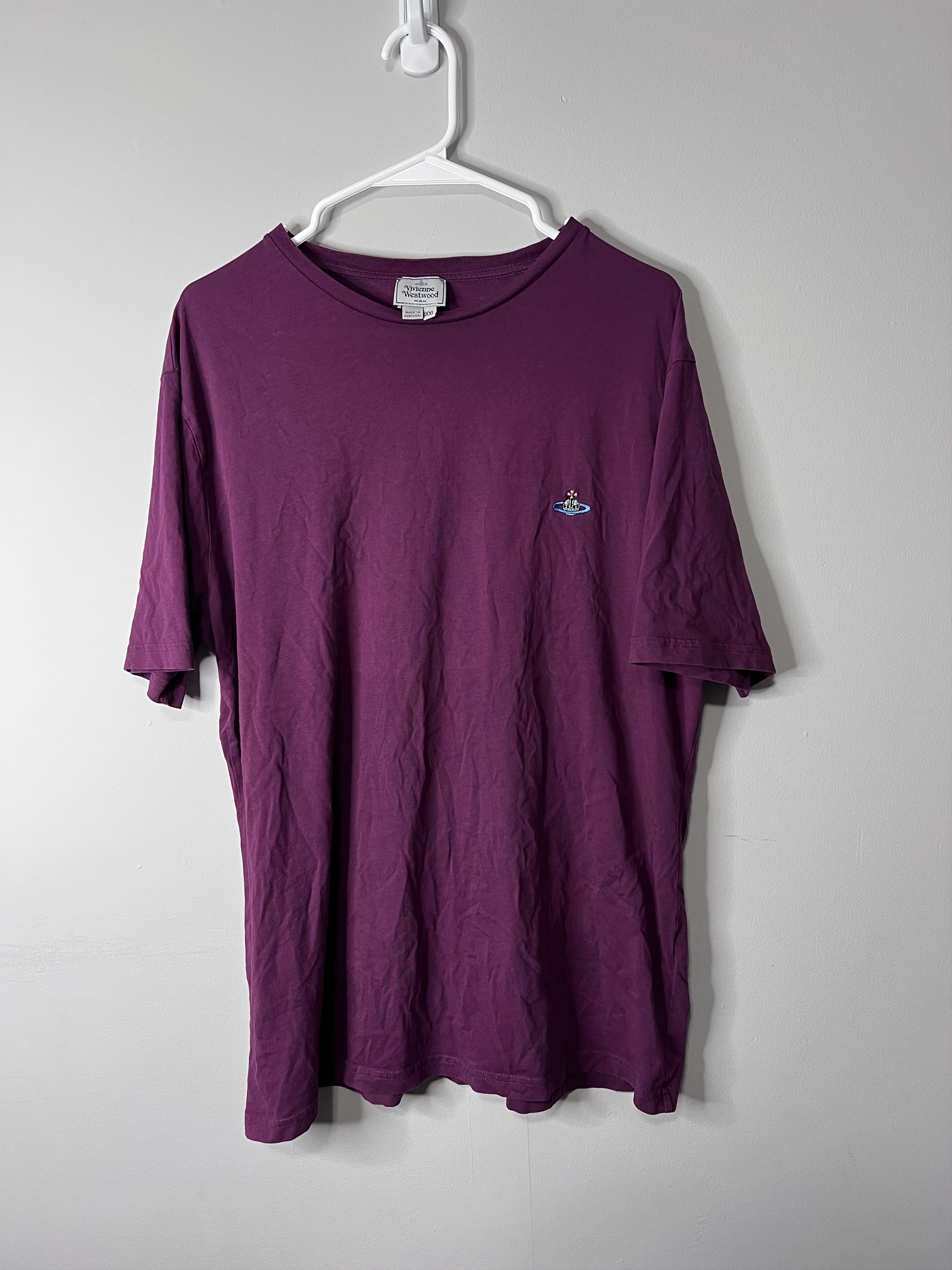 image of Vivienne Westwood - Left Chest Orb Logo in Purple, Men's (Size 2XL)