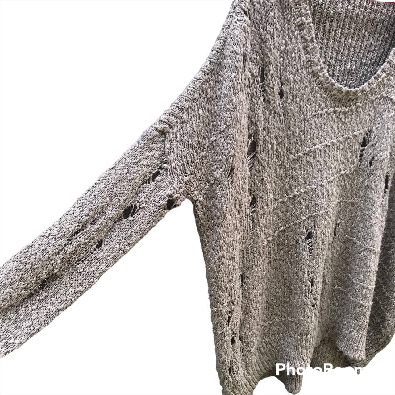 20471120 × Beauty Beast ❤️‍🔥NEEDGONEJapanese Brand Sisley Distressed Grunge Knit Size US L / EU 52-54 / 3 - 3 Thumbnail