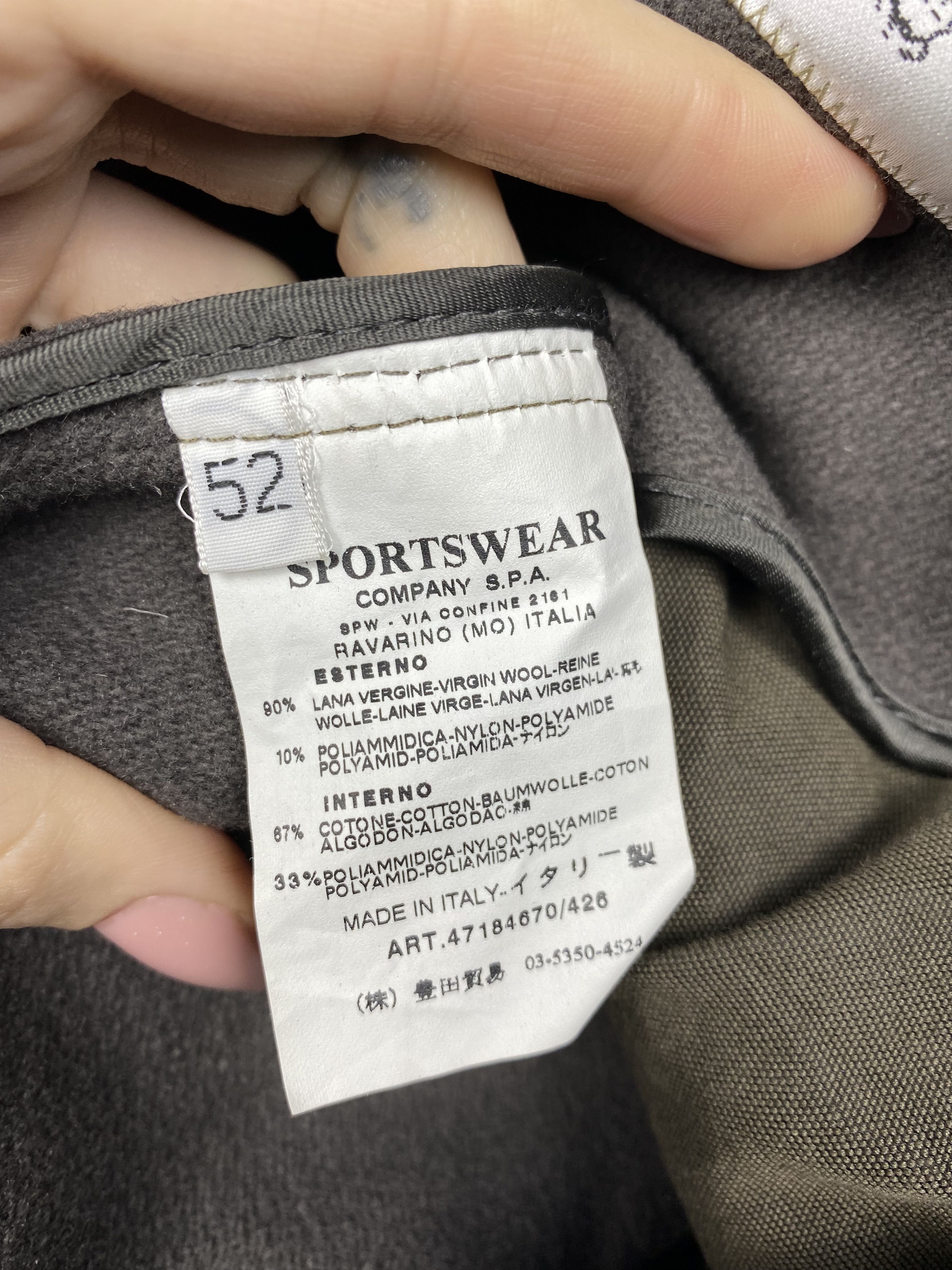 C.P. Company × Massimo Osti × Vintage C.P. Company Vintage Mens Double Breasted Wool Coat Size US L / EU 52-54 / 3 - 5 Thumbnail