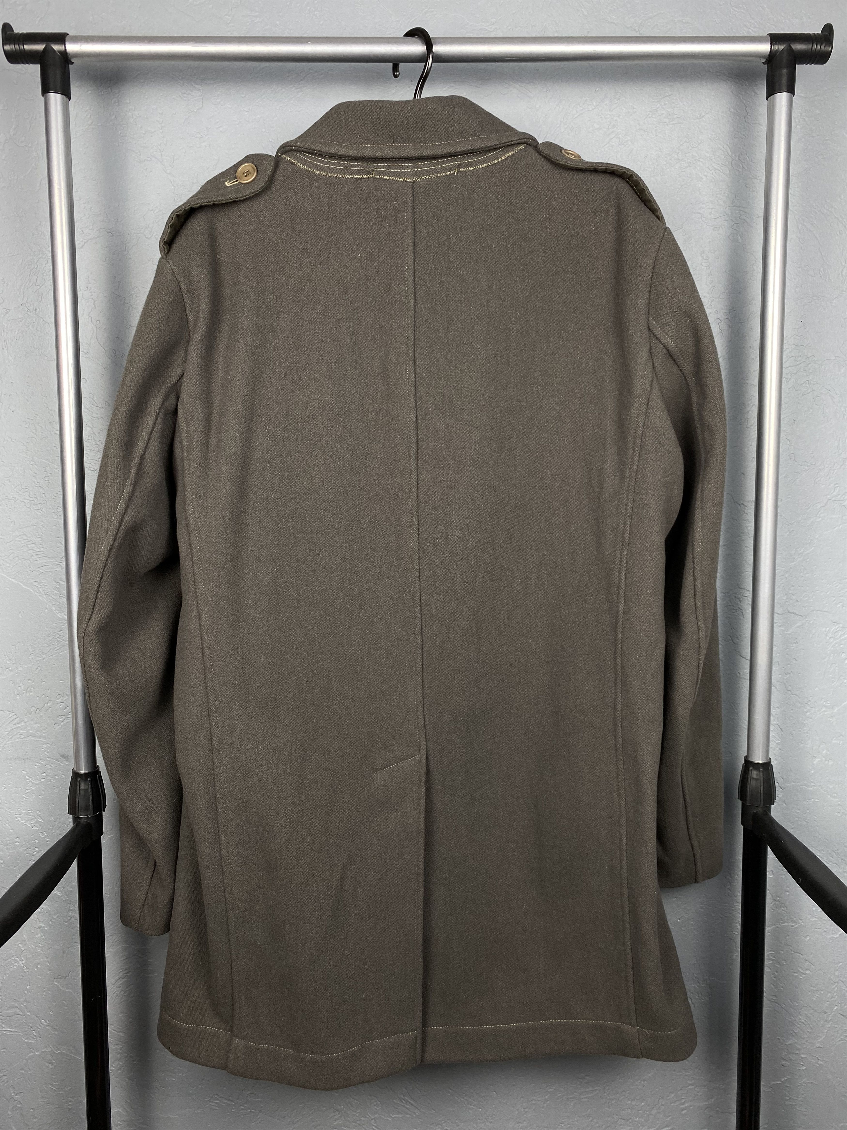 C.P. Company × Massimo Osti × Vintage C.P. Company Vintage Mens Double Breasted Wool Coat Size US L / EU 52-54 / 3 - 6 Thumbnail