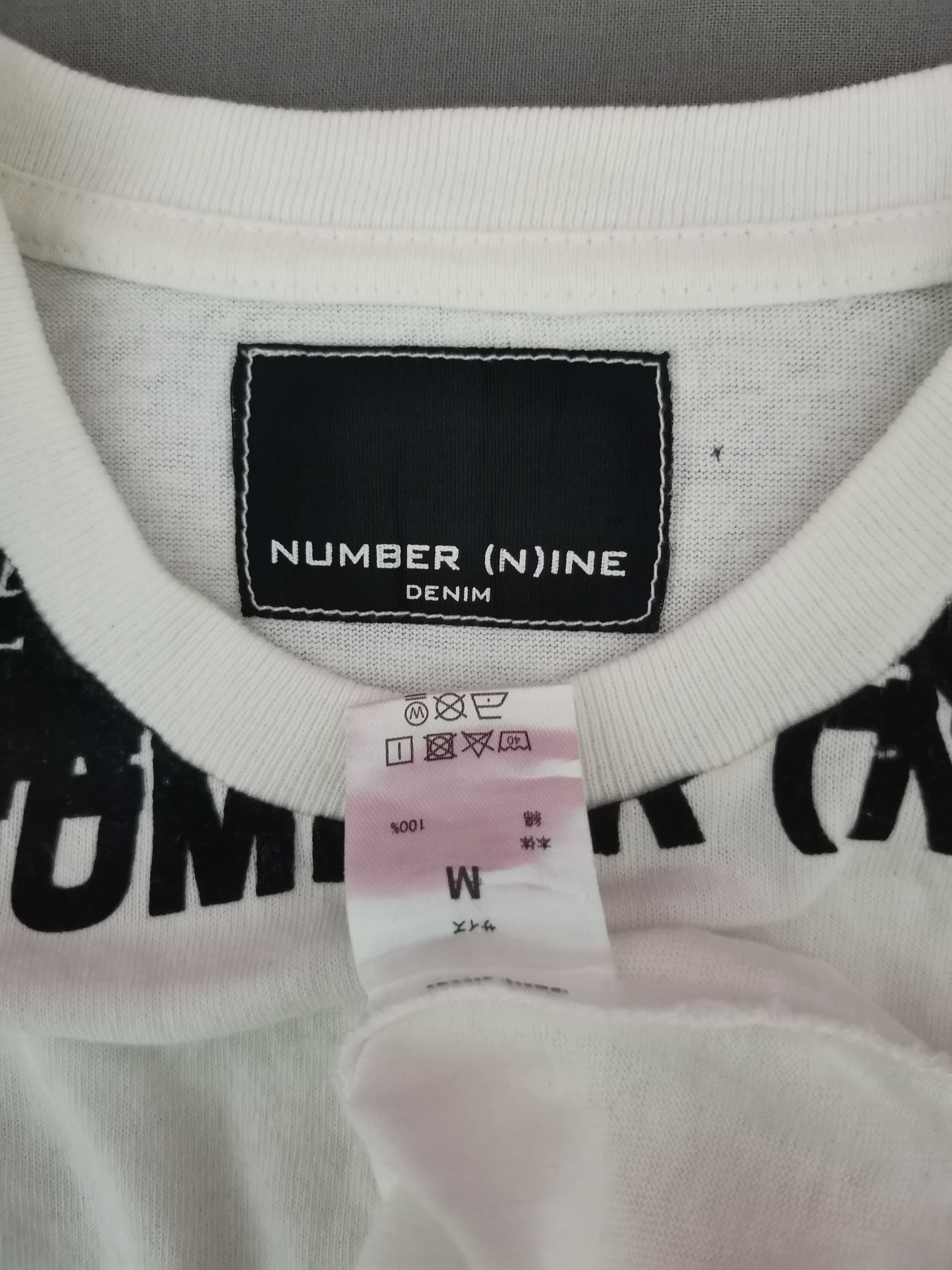 Number (N)ine Number Nine Denim Tee Japan Designer Takahiro Miyashita Size US M / EU 48-50 / 2 - 3 Thumbnail
