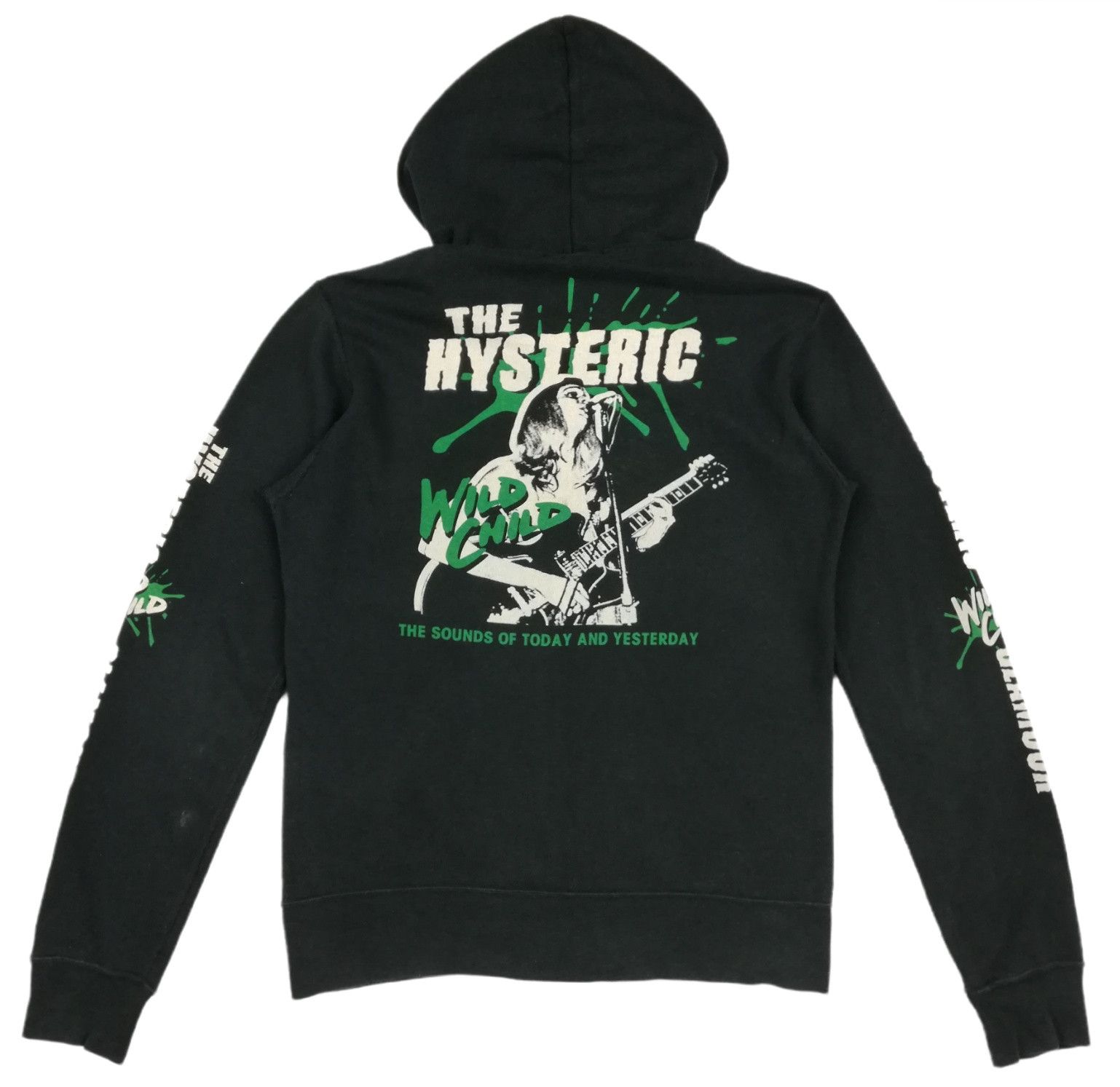 Band Tees × Hysteric Glamour × Japanese Brand 🔥The Hysteric Wild Child The Sounds Big Logo Hoodie Jacket Size US S / EU 44-46 / 1 - 14 Thumbnail