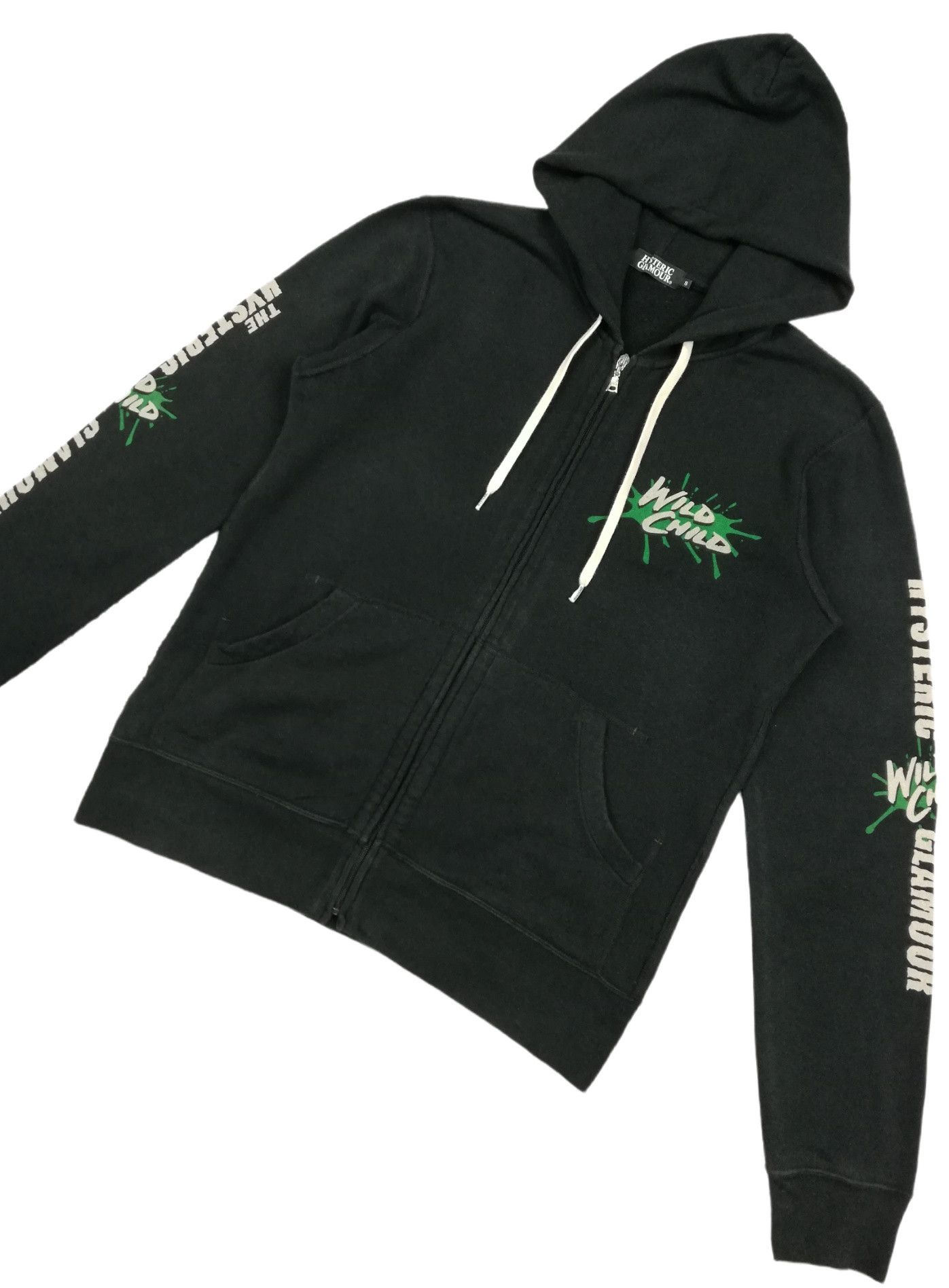 Band Tees × Hysteric Glamour × Japanese Brand 🔥The Hysteric Wild Child The Sounds Big Logo Hoodie Jacket Size US S / EU 44-46 / 1 - 4 Thumbnail
