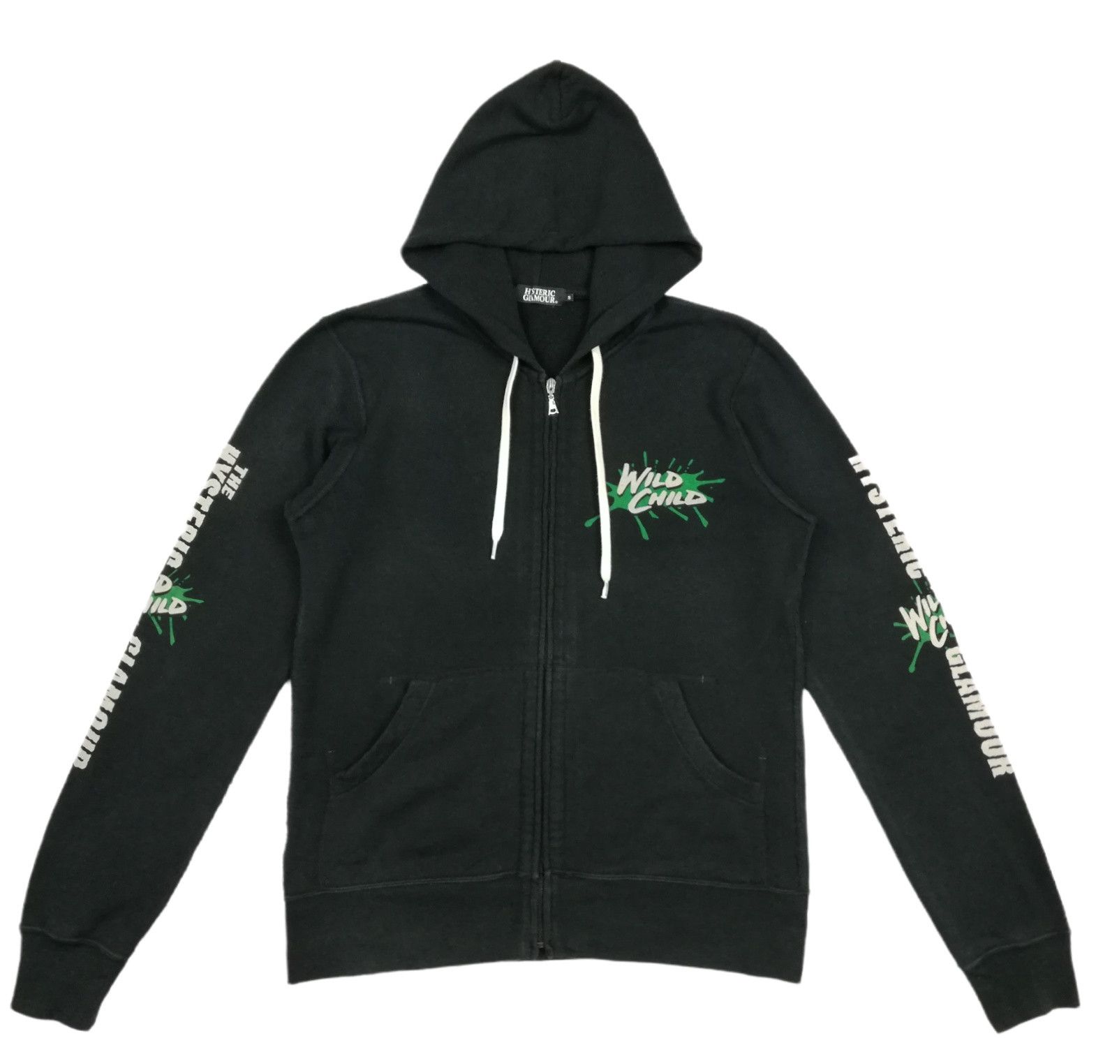 Band Tees × Hysteric Glamour × Japanese Brand 🔥The Hysteric Wild Child The Sounds Big Logo Hoodie Jacket Size US S / EU 44-46 / 1 - 2 Thumbnail