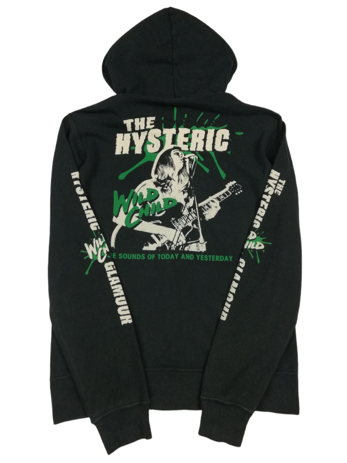 Band Tees × Hysteric Glamour × Japanese Brand 🔥The Hysteric Wild Child The Sounds Big Logo Hoodie Jacket Size US S / EU 44-46 / 1 - 18 Thumbnail