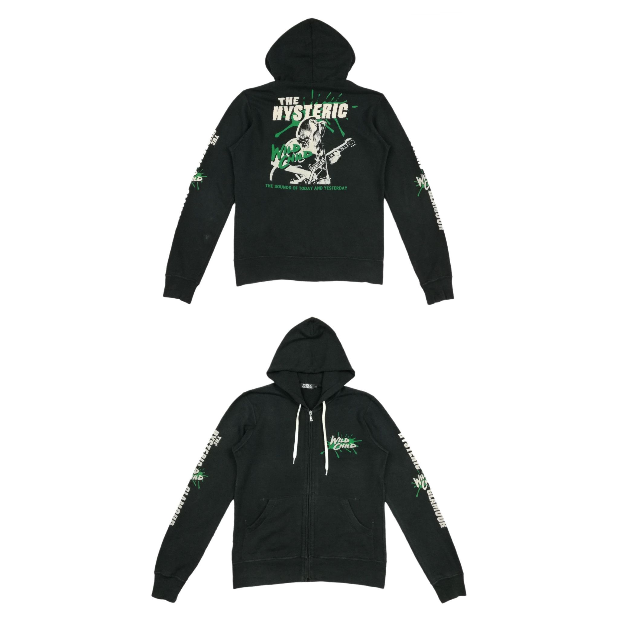 Band Tees × Hysteric Glamour × Japanese Brand 🔥The Hysteric Wild Child The Sounds Big Logo Hoodie Jacket Size US S / EU 44-46 / 1 - 1 Thumbnail