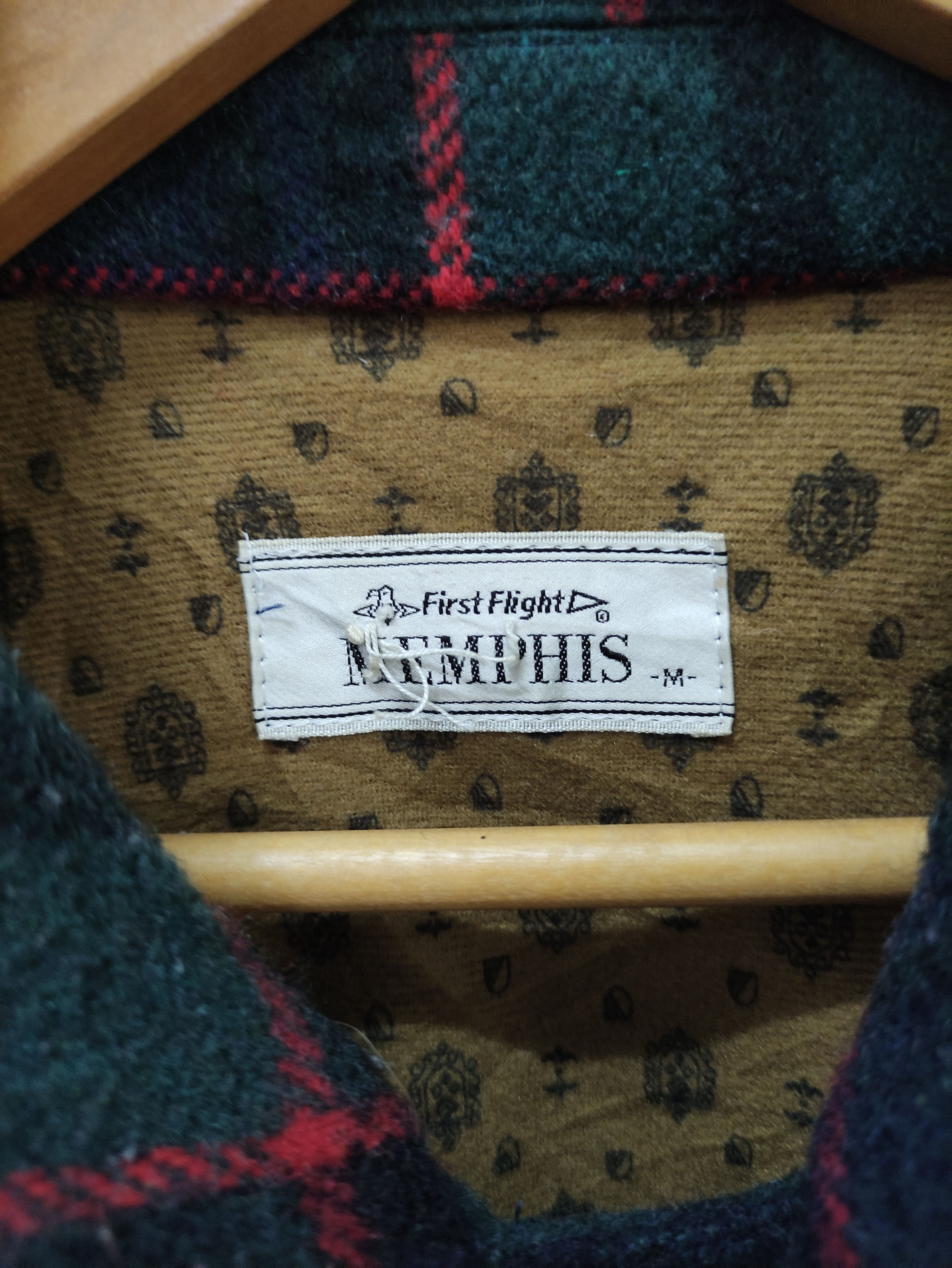 Vintage Vintage Memphis Checkered Wool Zip Up Jacket Size US M / EU 48-50 / 2 - 8 Thumbnail
