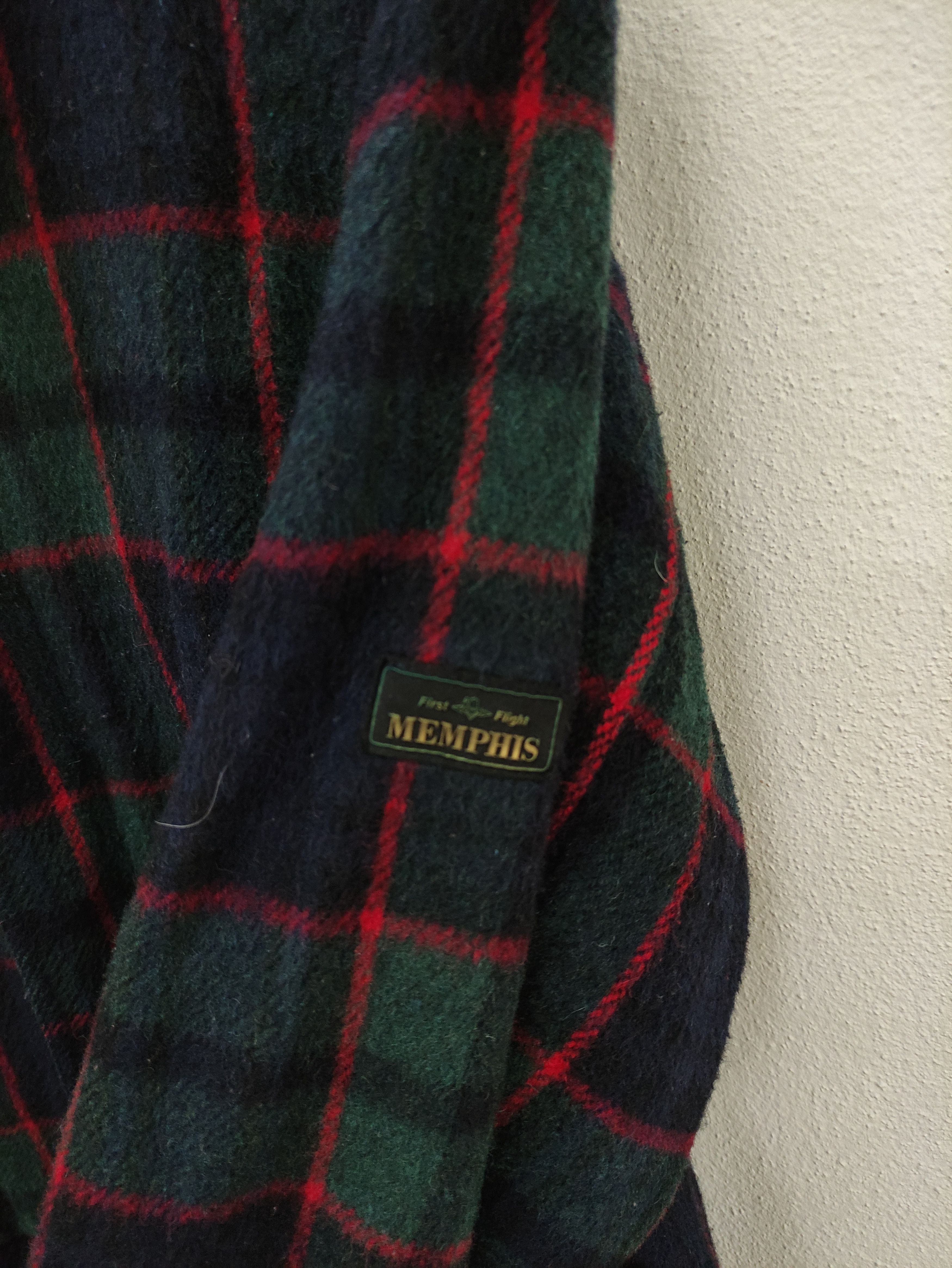 Vintage Vintage Memphis Checkered Wool Zip Up Jacket Size US M / EU 48-50 / 2 - 6 Thumbnail