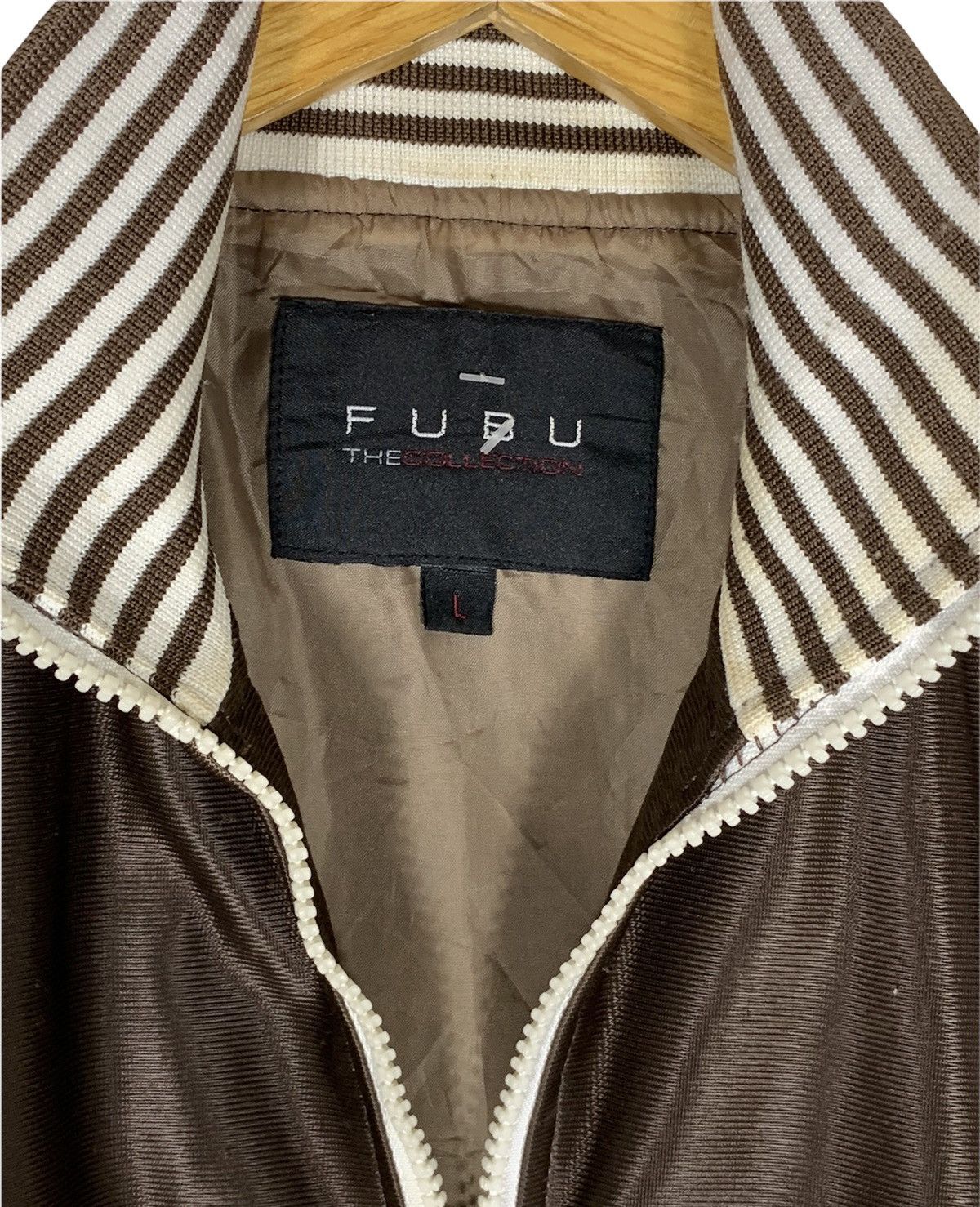 Fubu Rare Fubu Sweater Wives Wanted Nice Graphic Brown Colour Size US L / EU 52-54 / 3 - 5 Thumbnail