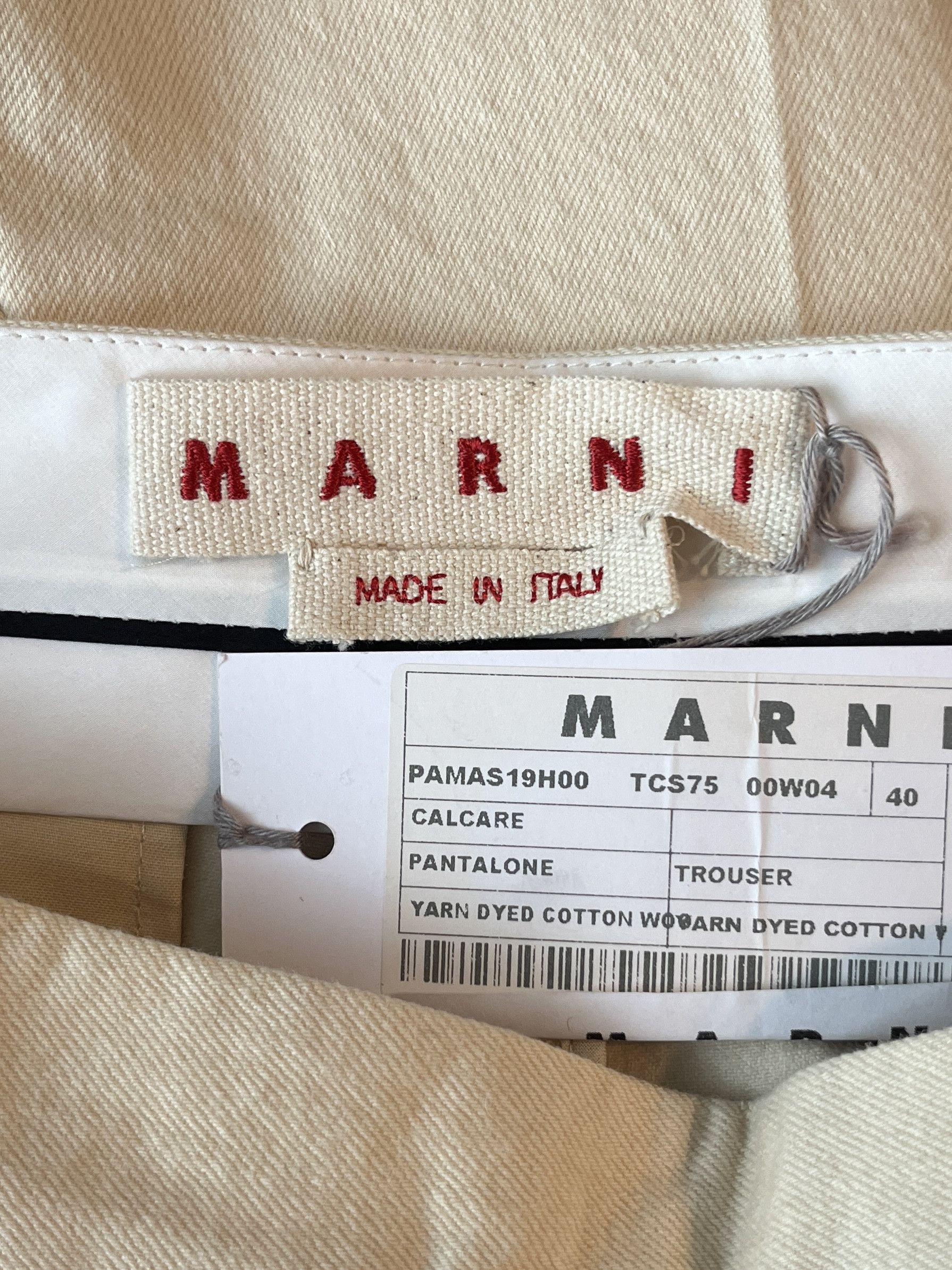 Marni ⚡️QUICK SALE⚡️Marni Flared Light Beige Pants Trousers Size 30" / US 8 / IT 44 - 3 Thumbnail