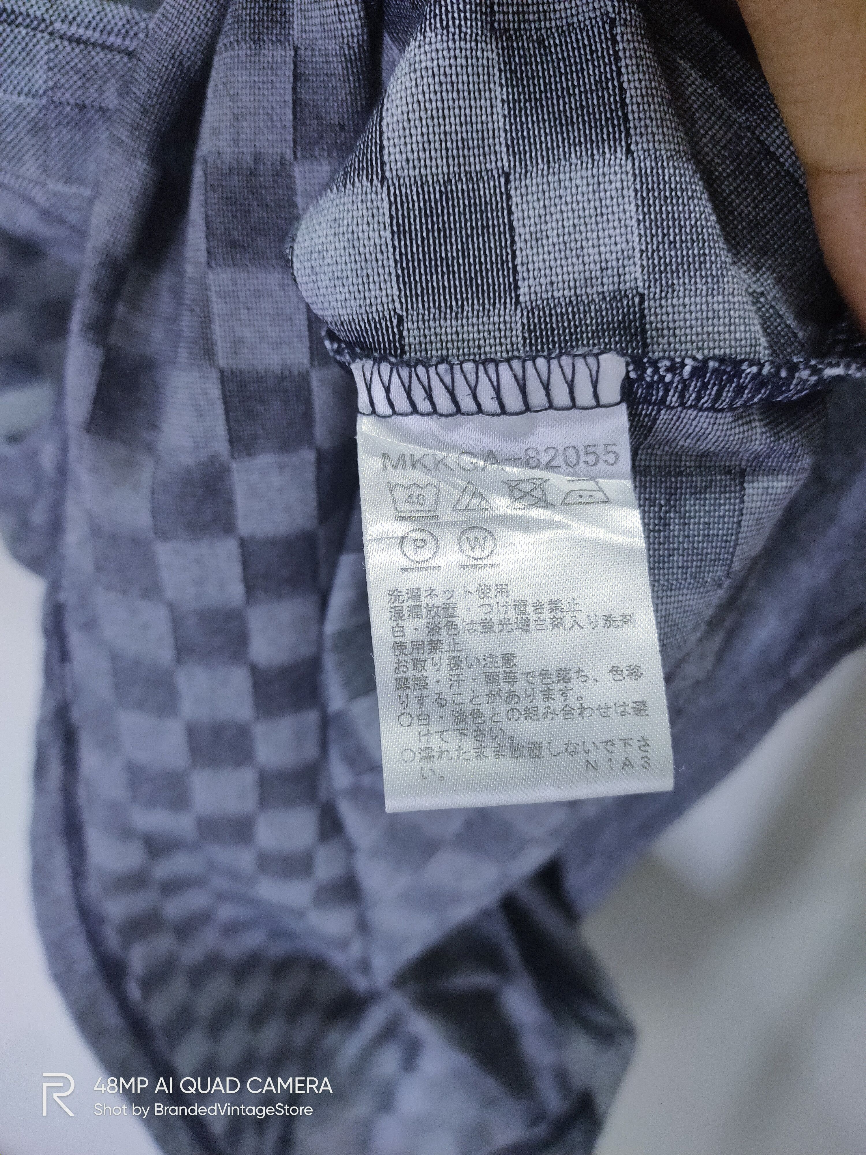 Michel Klein × Other MICHEL KLEIN Homme Paris Squared Brick Block Checkered Tee Size M / US 6-8 / IT 42-44 - 5 Thumbnail
