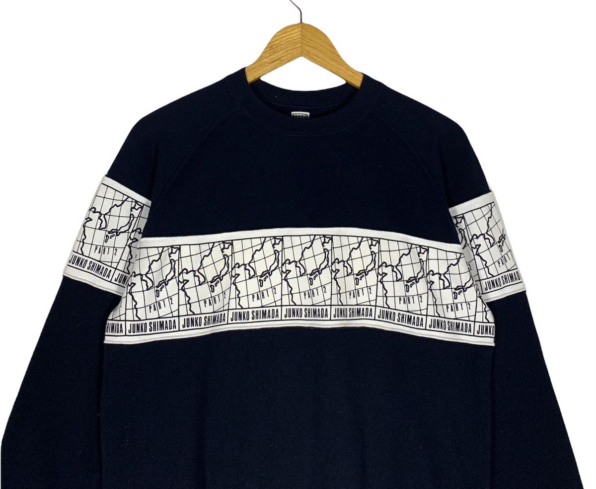 Japanese Brand × Junko Shimada Deadstock Vintage Junko Shimada Sweatshirt Part 2 Maps Size US M / EU 48-50 / 2 - 2 Thumbnail