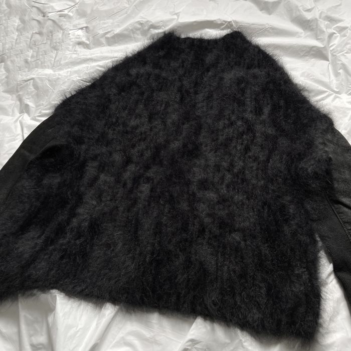 Rick Owens 450 shipped fw13 furry monster alpaca wool leather sweater ...