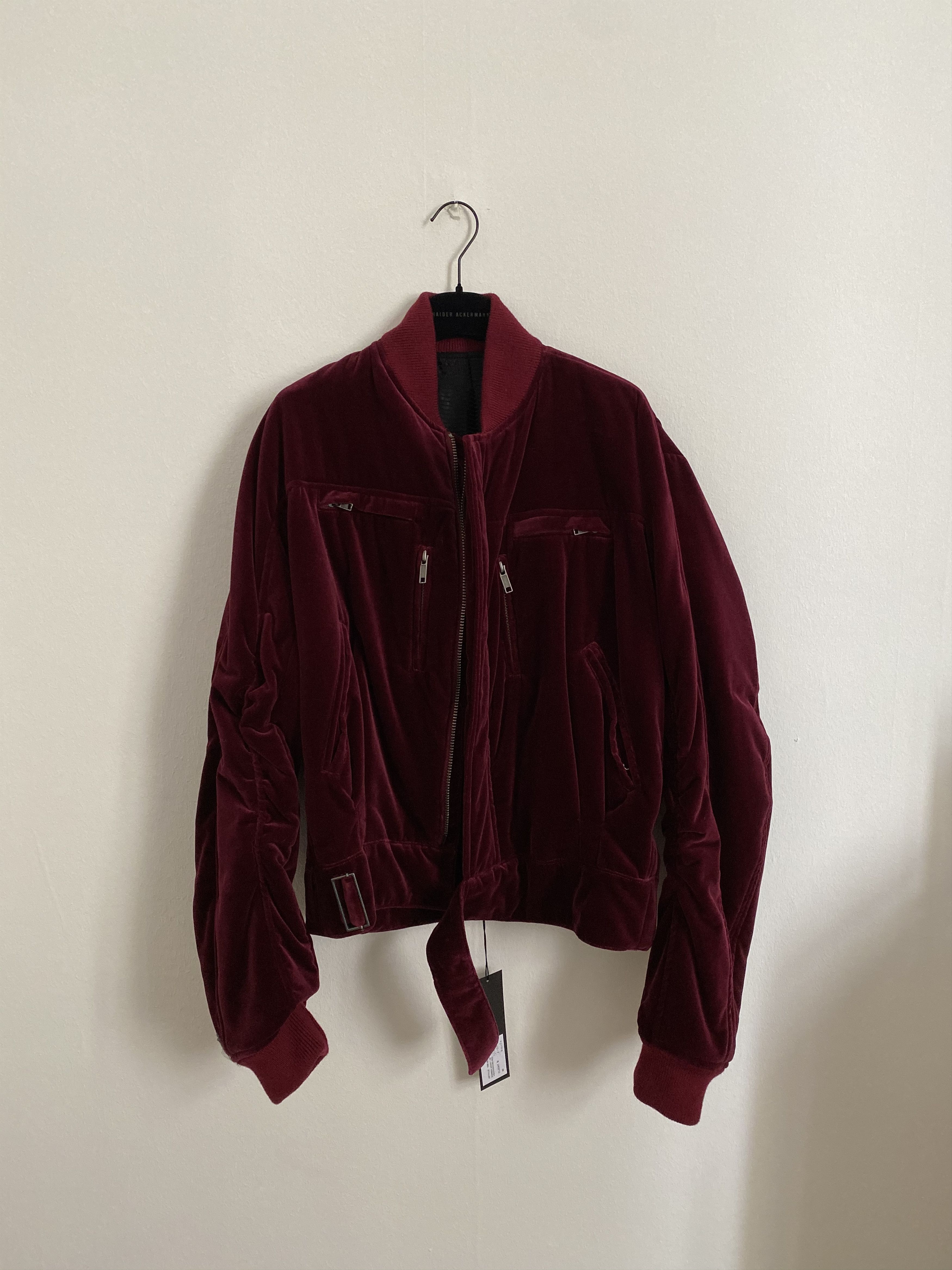 Haider Ackermann New Reproduction of fw15 Velvet Bomber Size US M / EU 48-50 / 2 - 1 Thumbnail